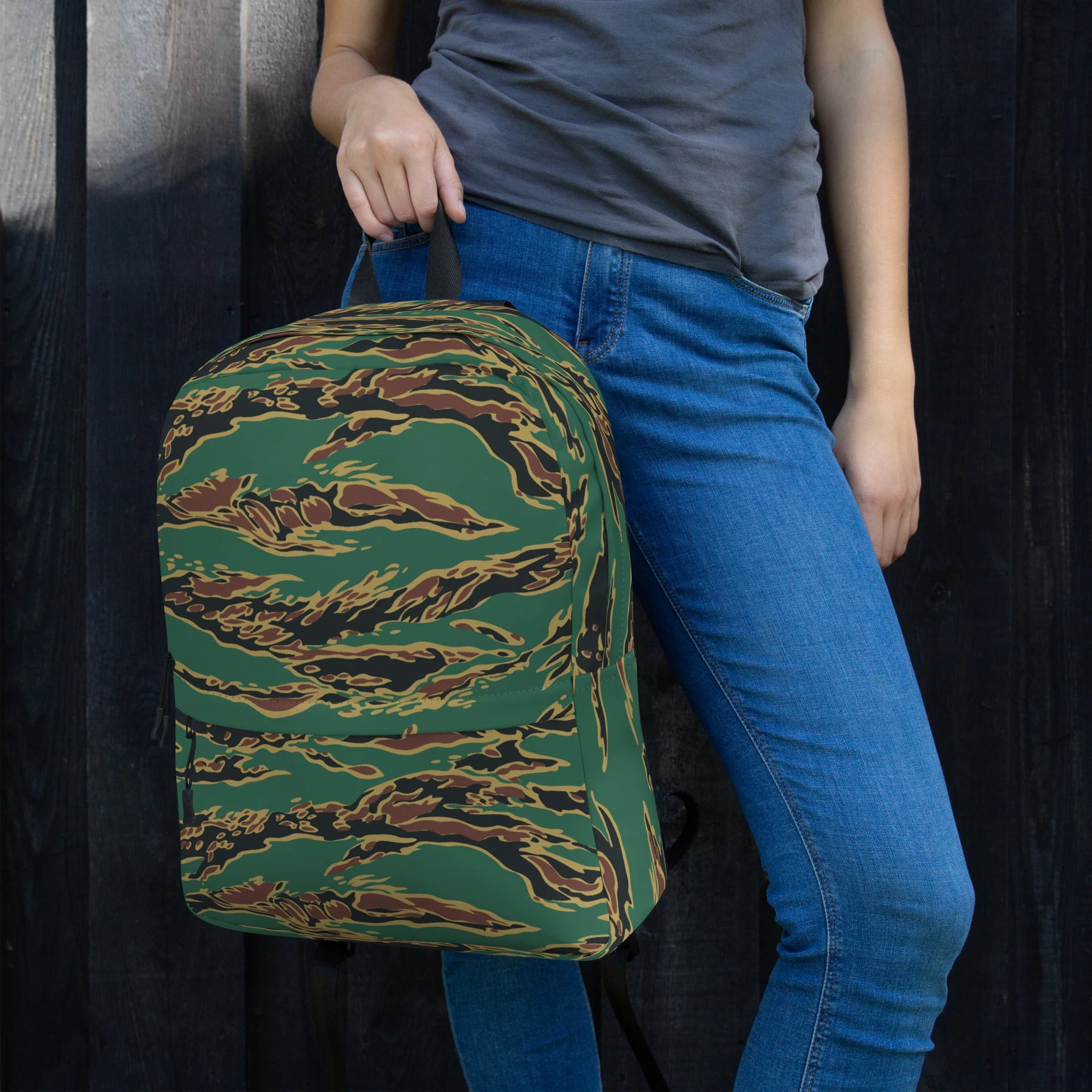 Guyanese Tiger Stripe CAMO Backpack - Image 3