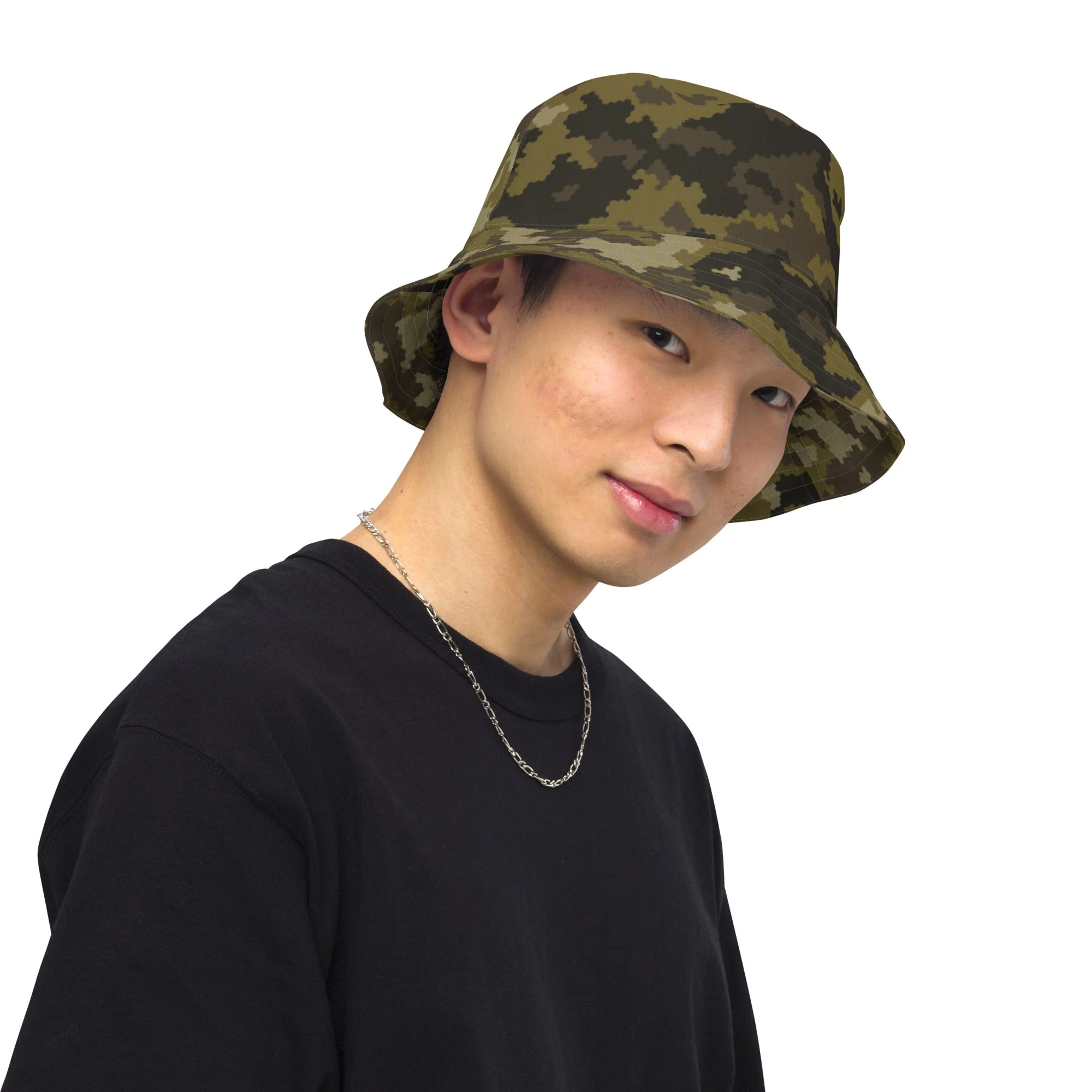 HexTarn Mountain CAMO Reversible Bucket Hat - Image 3