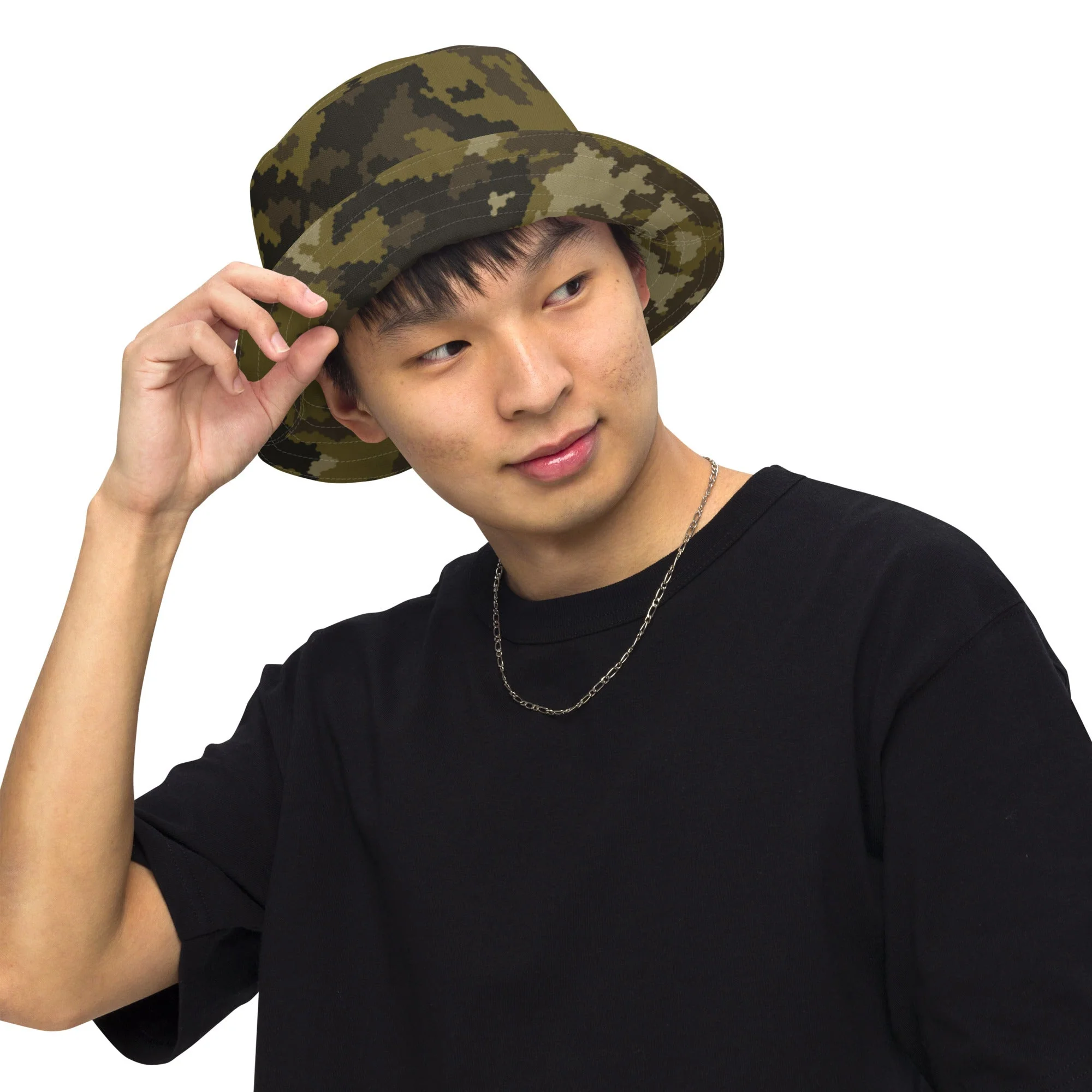 HexTarn Mountain CAMO Reversible Bucket Hat - Image 8