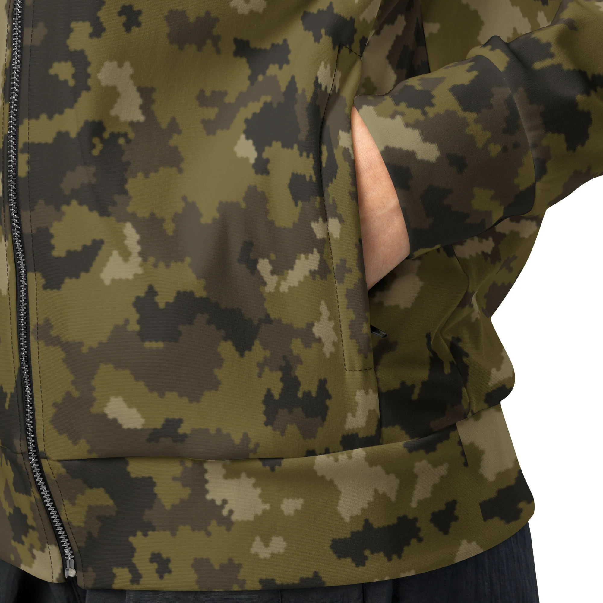 HexTarn Mountain CAMO Unisex Track Jacket - Image 3