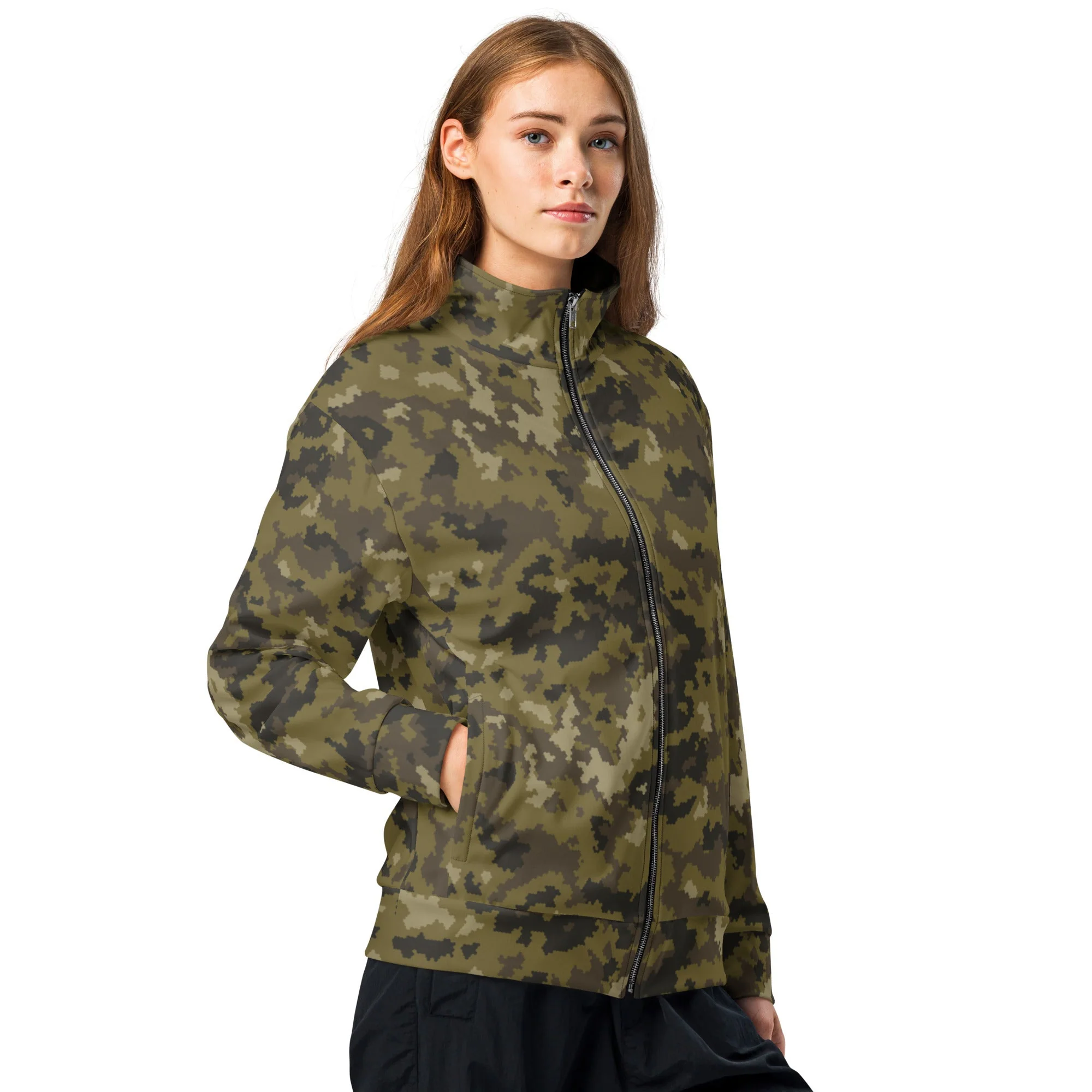 HexTarn Mountain CAMO Unisex Track Jacket - Image 4