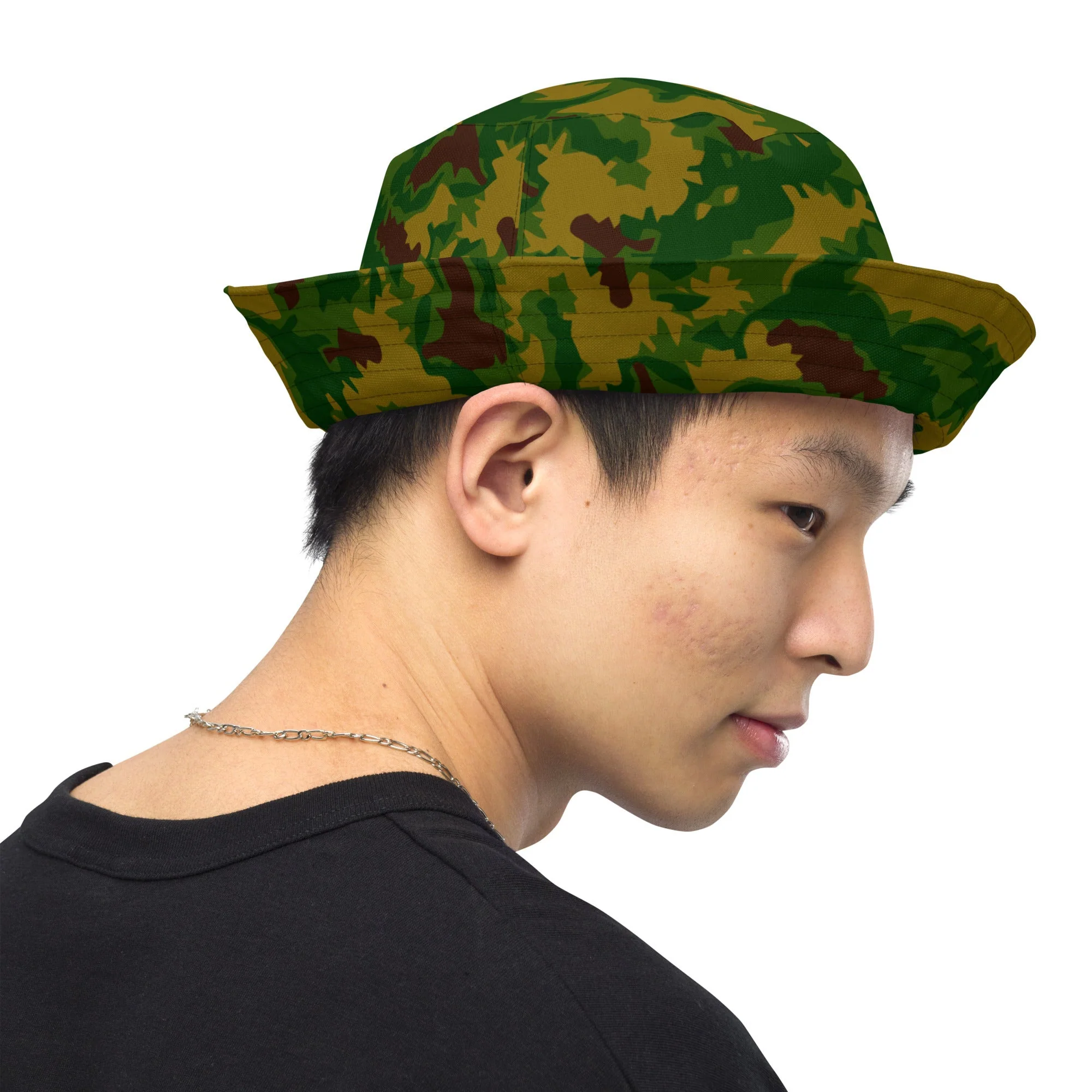 Hungarian Leaf CAMO Reversible Bucket Hat - Image 4