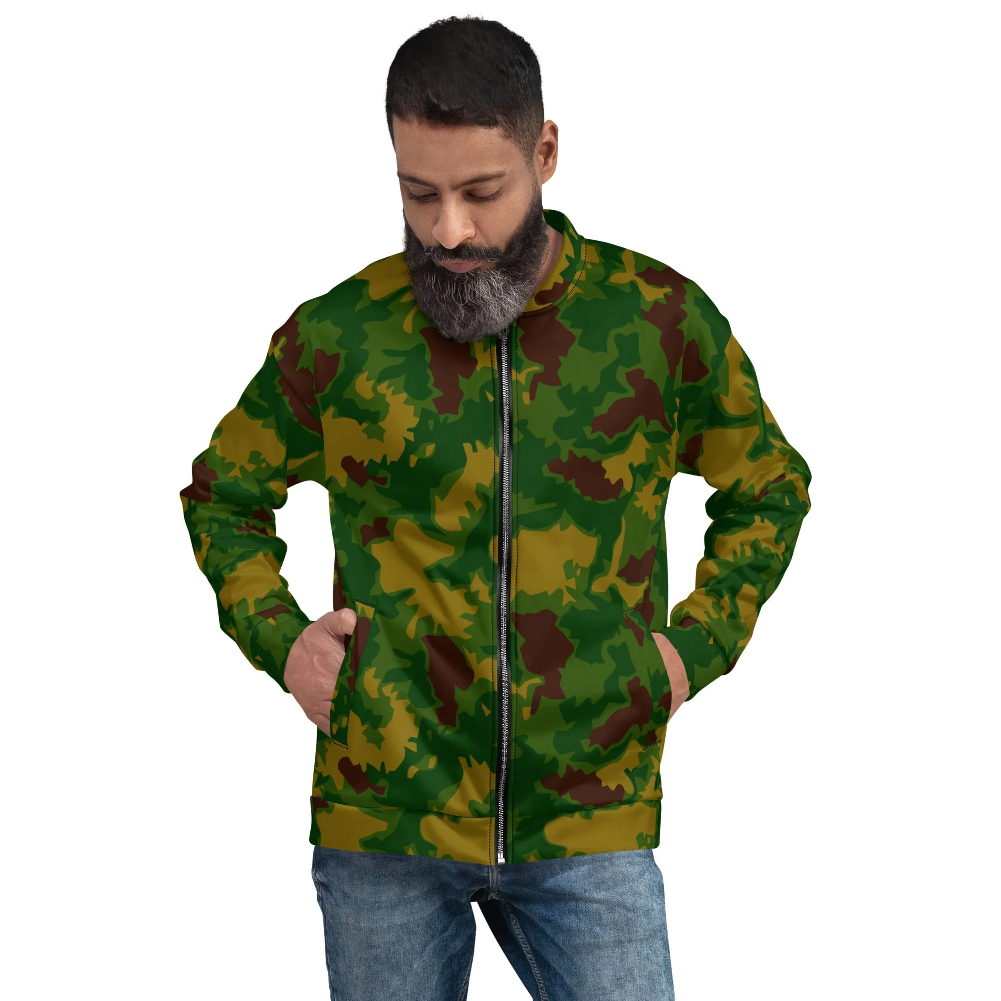 Hungarian Leaf CAMO Unisex Bomber Jacket