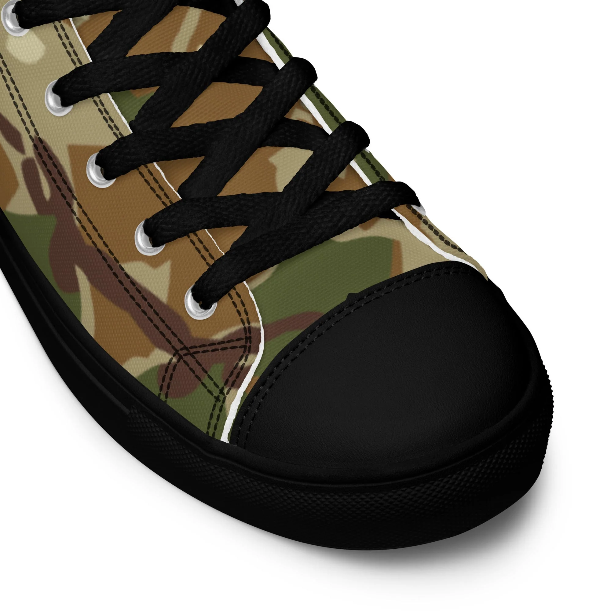 Hungarian Multi-terrain CAMO Mens High-Top Canvas Shoes - Image 5