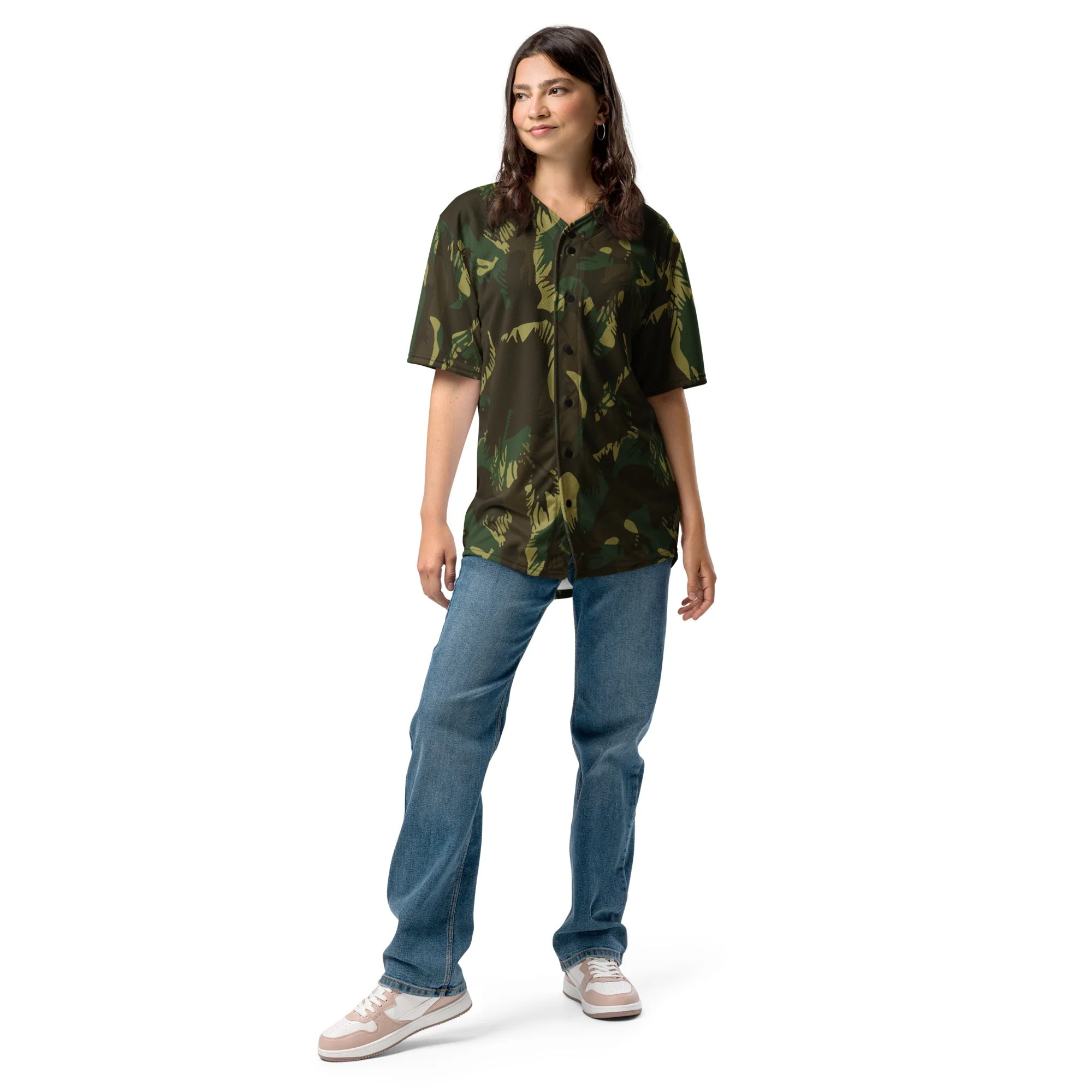 Indian DPM Leaf CAMO Unisex Baseball Jersey - Image 10