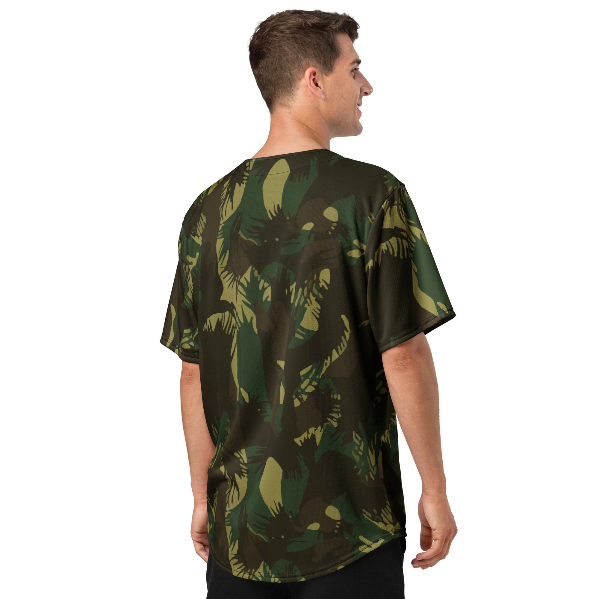 Indian DPM Leaf CAMO Unisex Baseball Jersey - Image 8