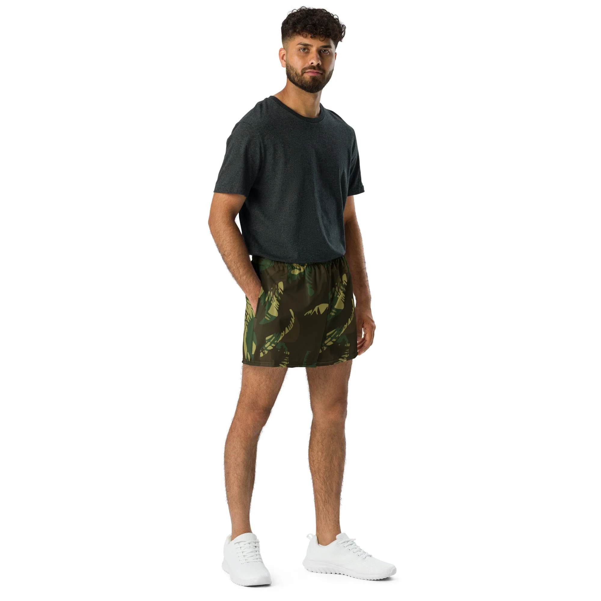 Indian DPM Leaf CAMO Unisex Athletic Shorts - Image 5