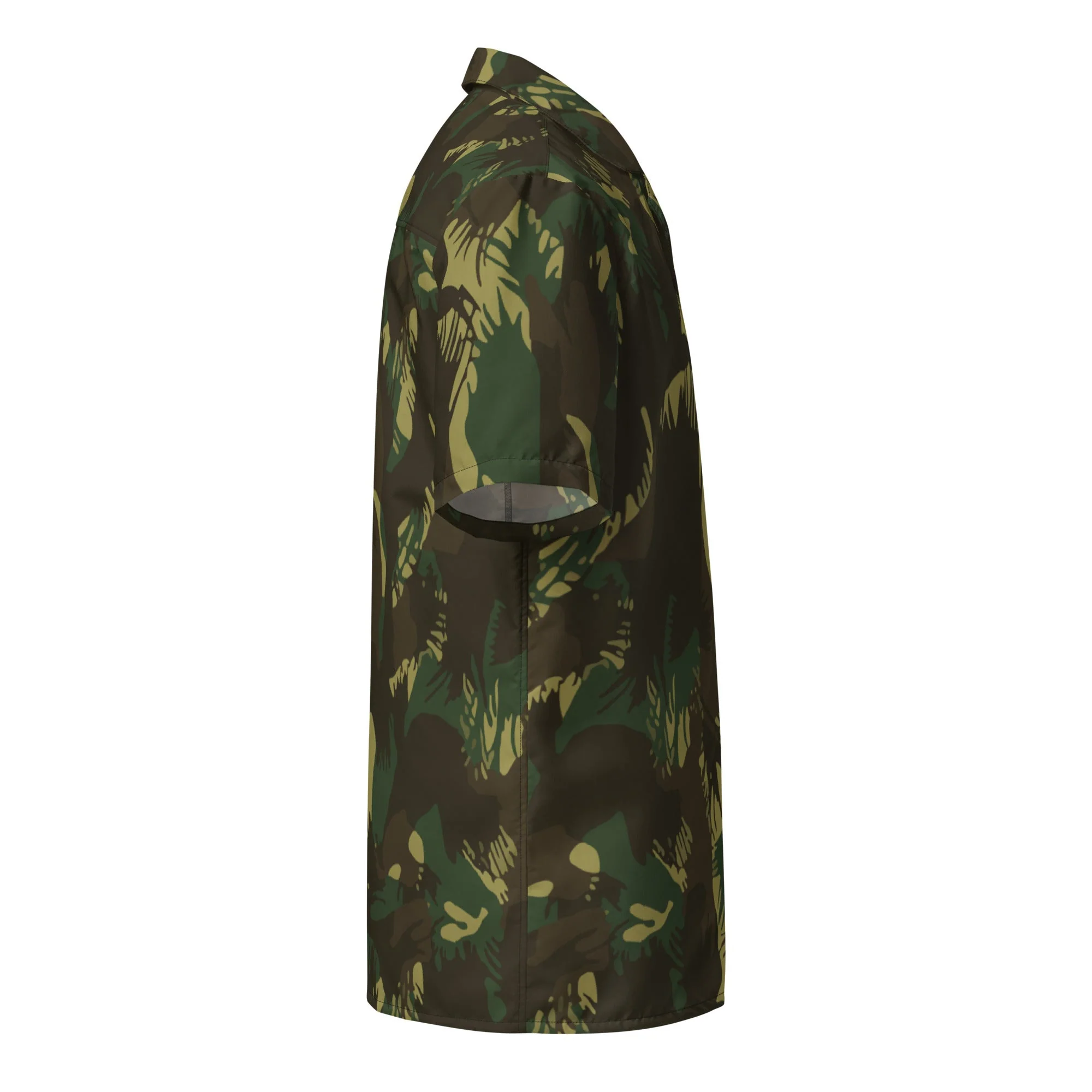 Indian DPM Leaf CAMO Unisex Short-Sleeve Button Shirt - Image 10