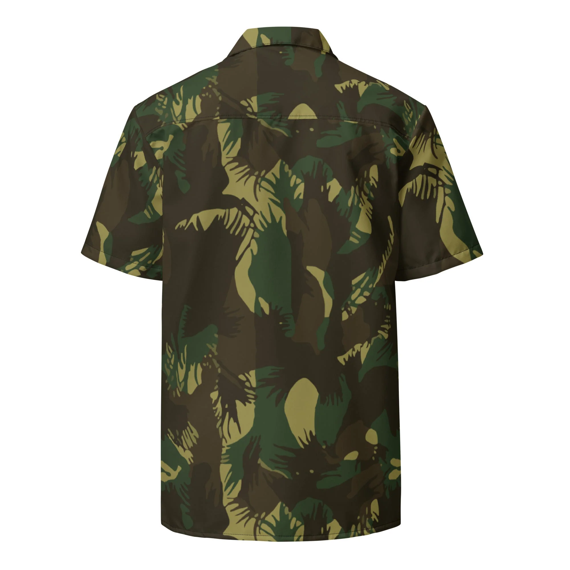 Indian DPM Leaf CAMO Unisex Short-Sleeve Button Shirt - Image 12