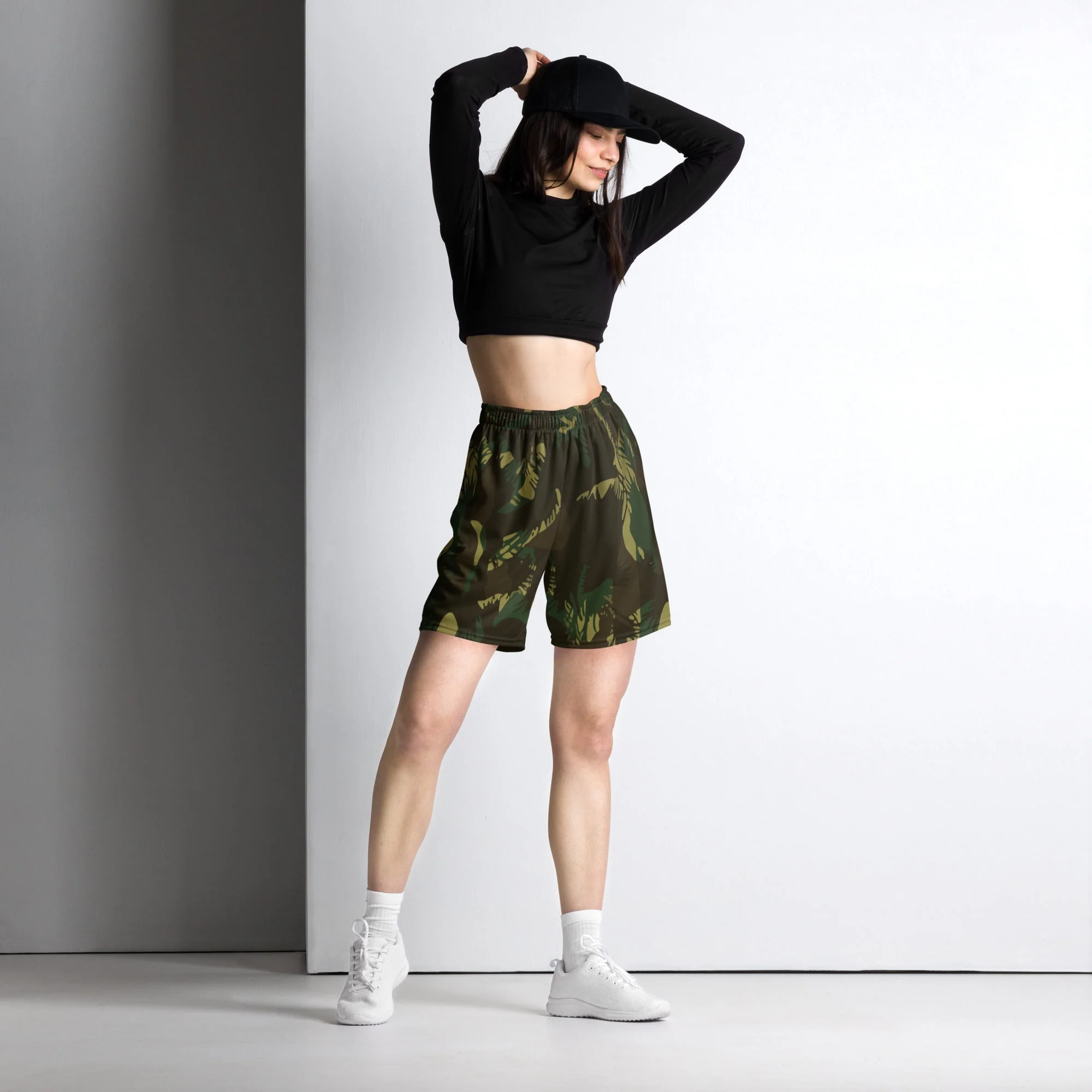 Indian DPM Leaf CAMO Unisex Mesh Shorts - Image 4