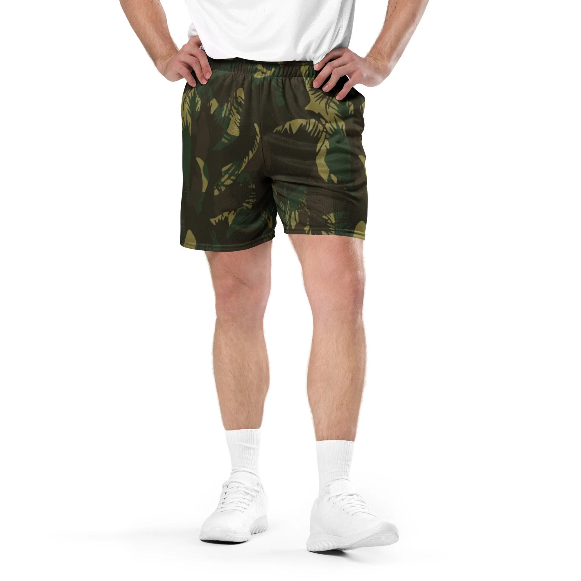 Indian DPM Leaf CAMO Unisex Mesh Shorts - Image 5