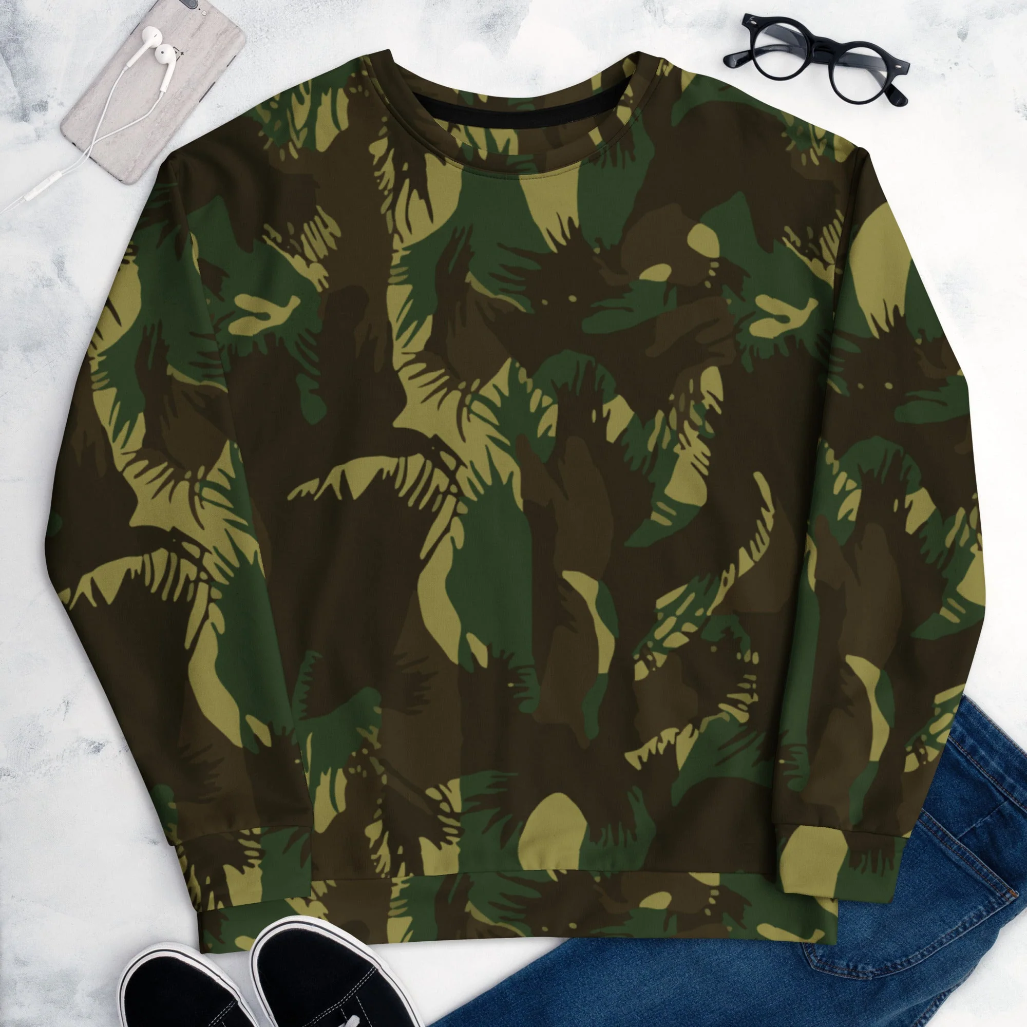 Indian DPM Leaf CAMO Unisex Sweatshirt - Image 10