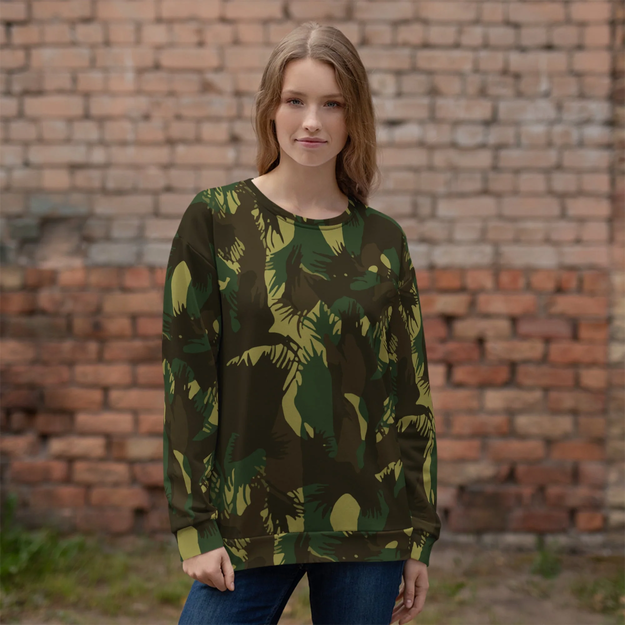 Indian DPM Leaf CAMO Unisex Sweatshirt - Image 2