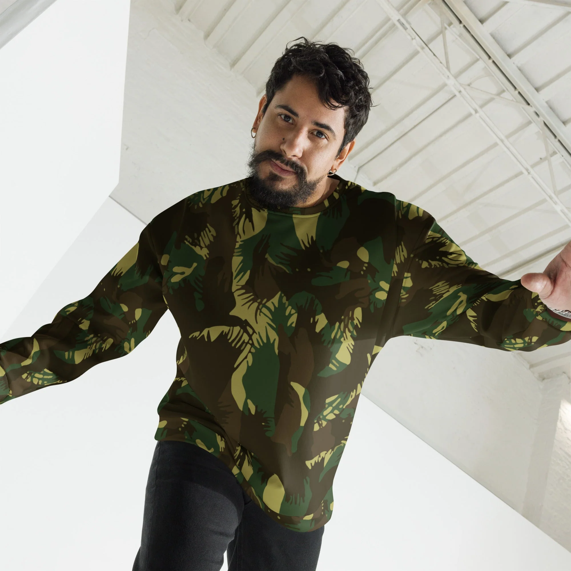 Indian DPM Leaf CAMO Unisex Sweatshirt - Image 4
