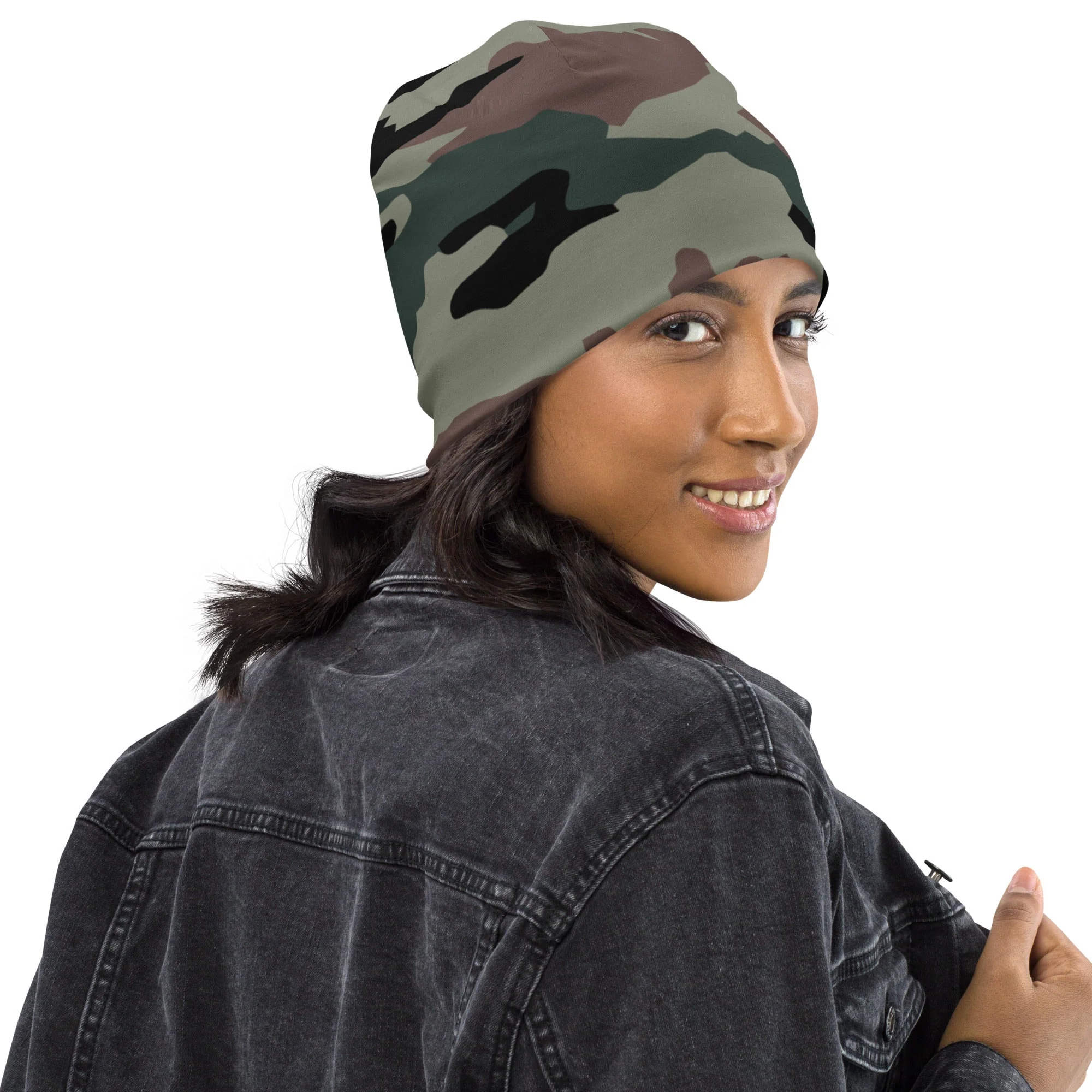 Indian DPM Peace Keeping CAMO Beanie - Image 2