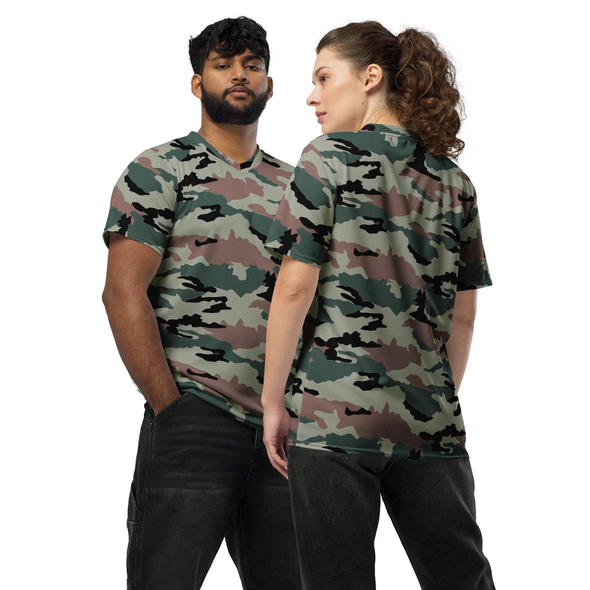 Indian DPM Peace Keeping CAMO Unisex Sports Jersey