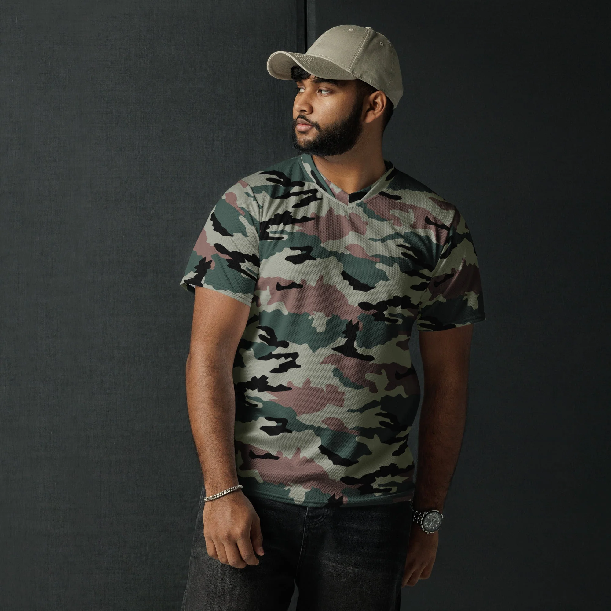 Indian DPM Peace Keeping CAMO Unisex Sports Jersey - Image 12