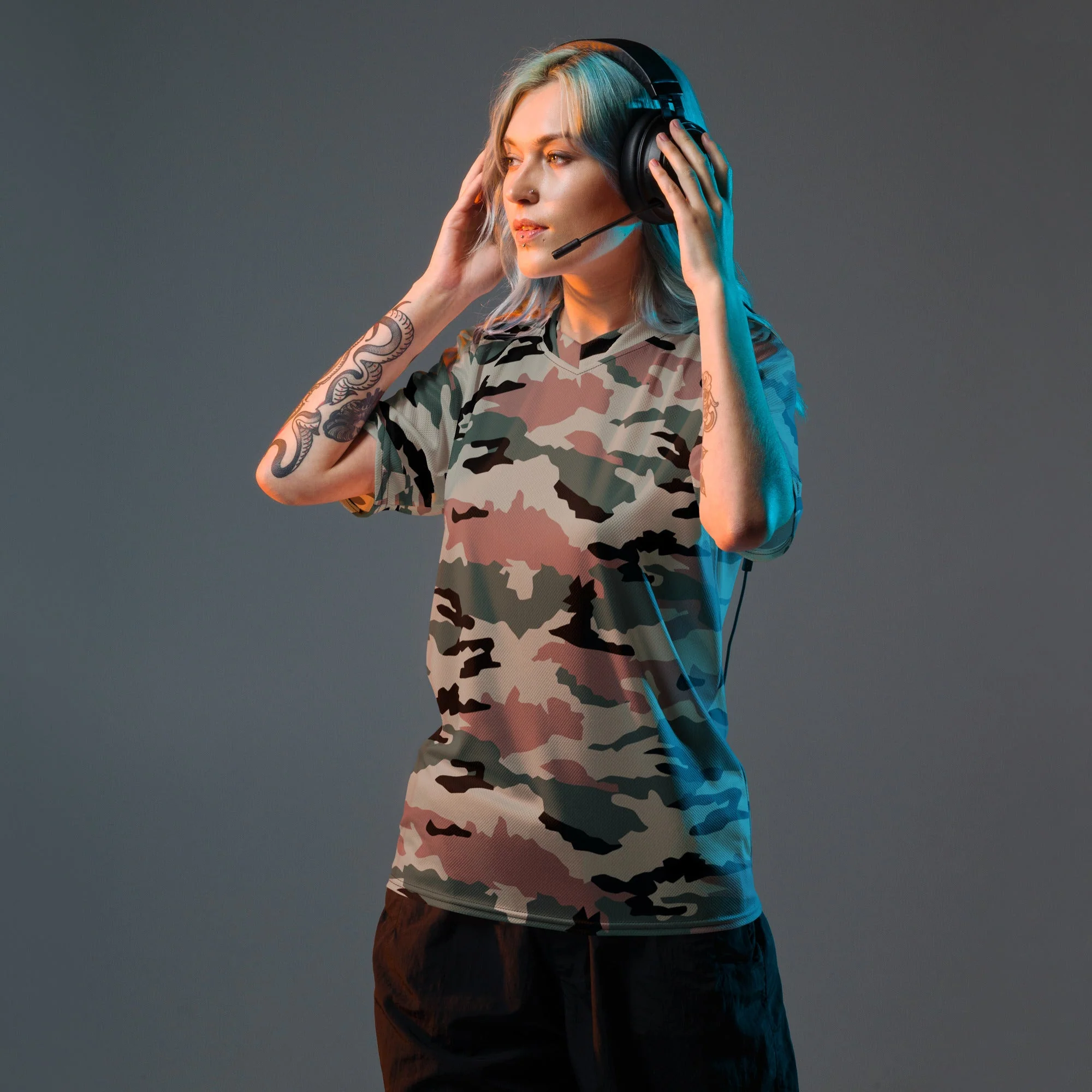 Indian DPM Peace Keeping CAMO Unisex Sports Jersey - Image 6