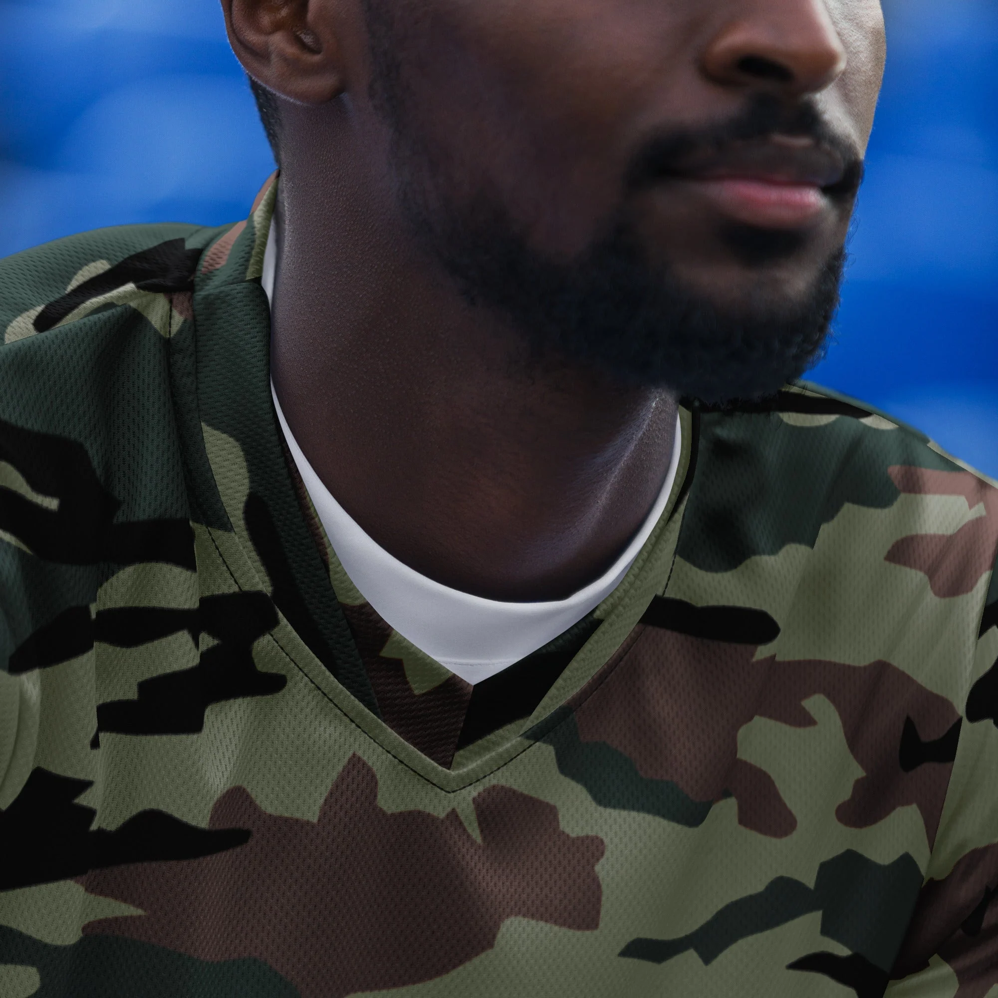 Indian DPM Peace Keeping CAMO Unisex Sports Jersey - Image 8