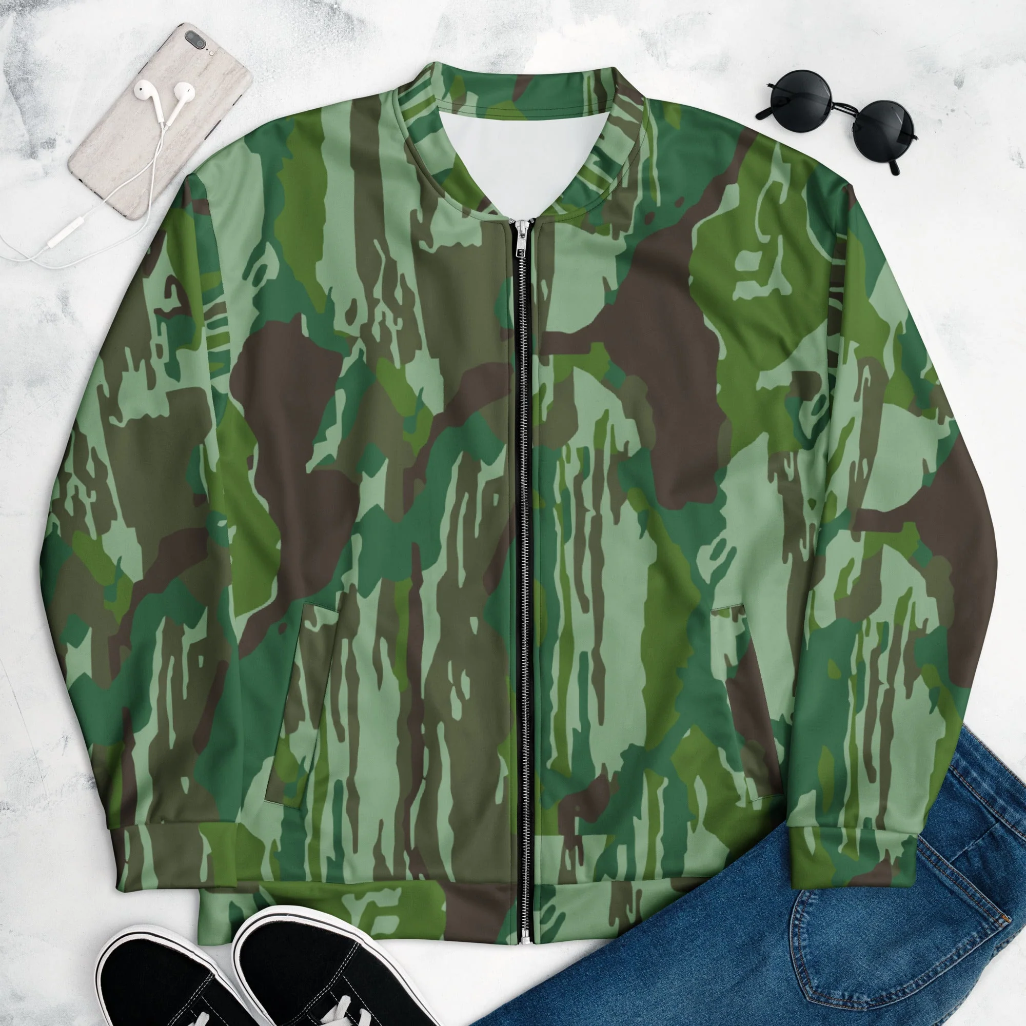 Indonesian KOPASGAT 1969 CAMO Unisex Bomber Jacket - Image 2