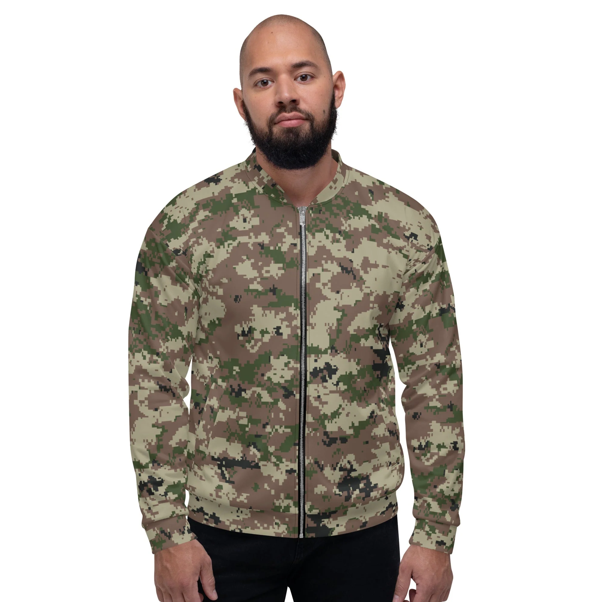 Iranian Digital Basij CAMO Unisex Bomber Jacket - Image 6