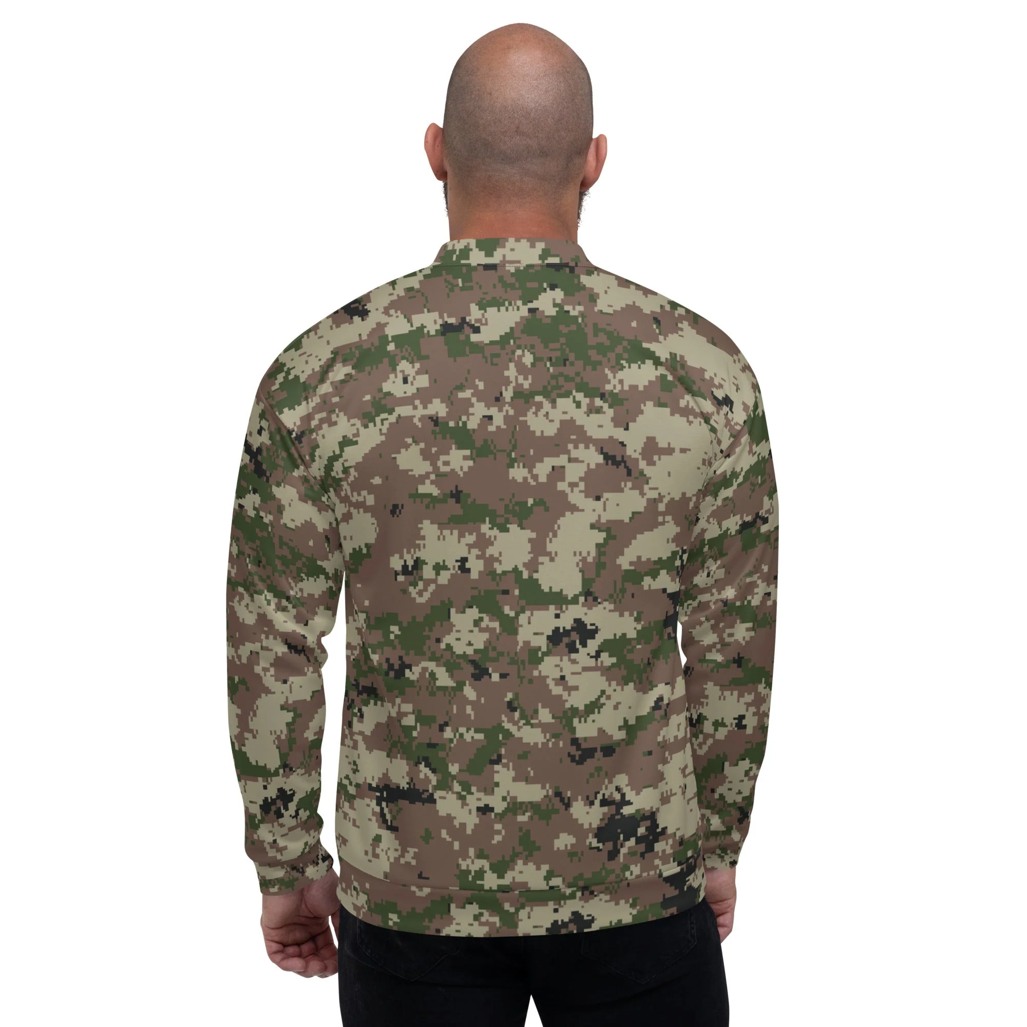 Iranian Digital Basij CAMO Unisex Bomber Jacket - Image 7