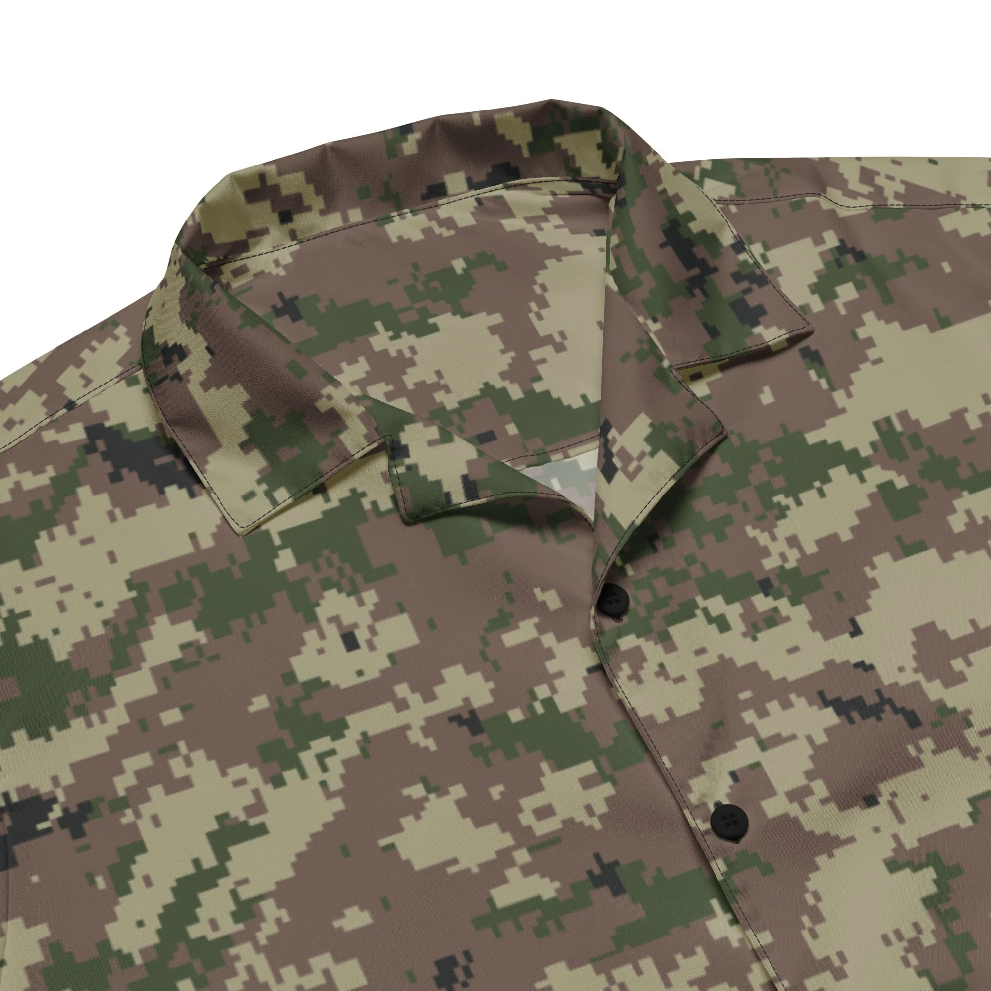 Iranian Digital Basij CAMO Unisex Short-Sleeve Button Shirt - Image 2