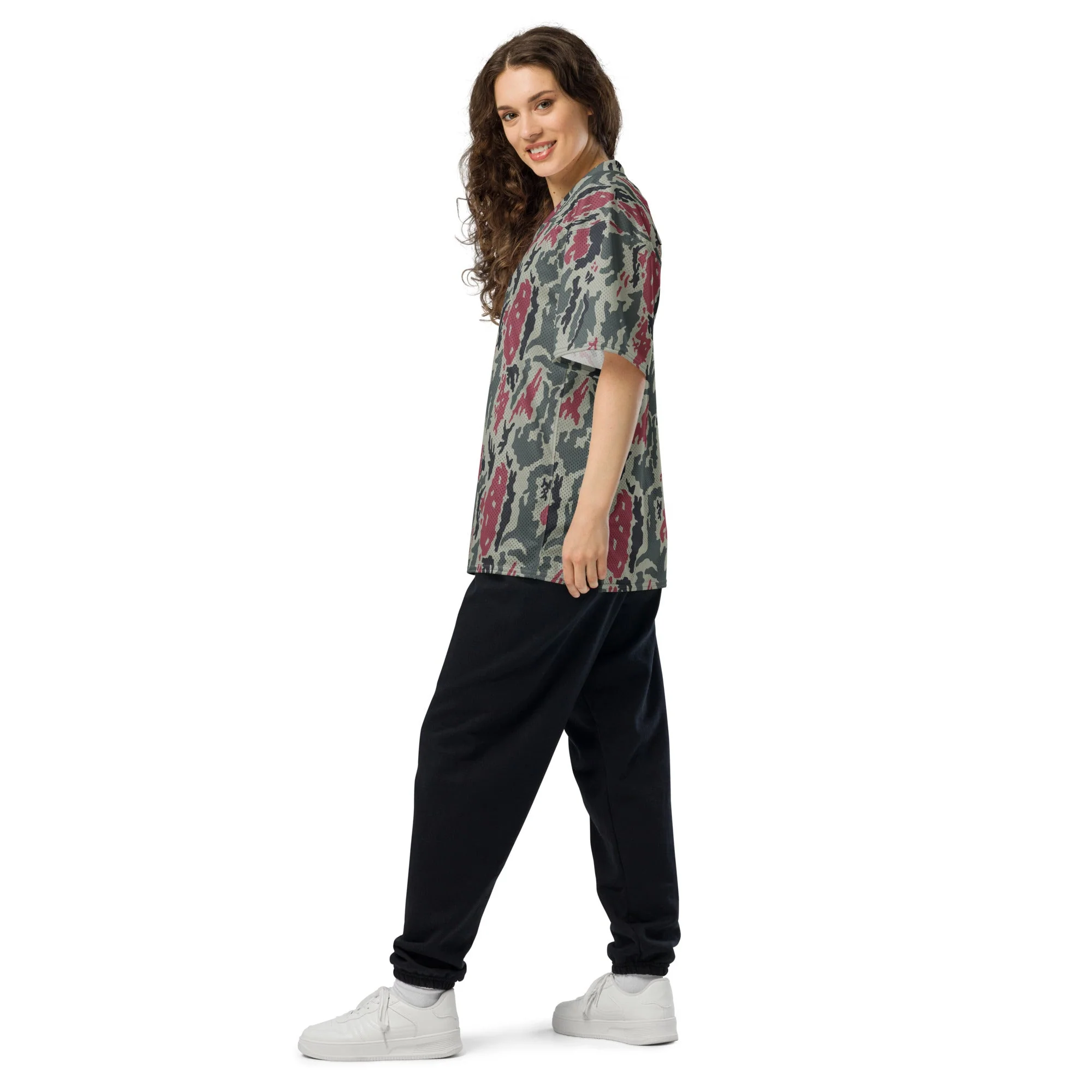 Iranian Island CAMO Unisex American Football Jersey - Image 11