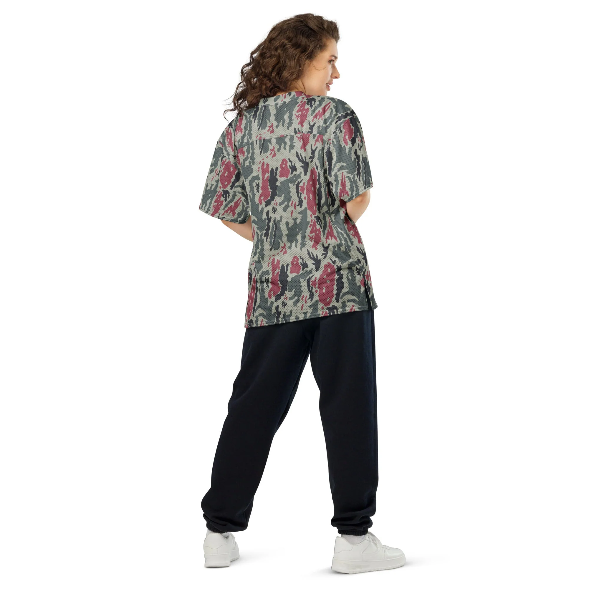 Iranian Island CAMO Unisex American Football Jersey - Image 13