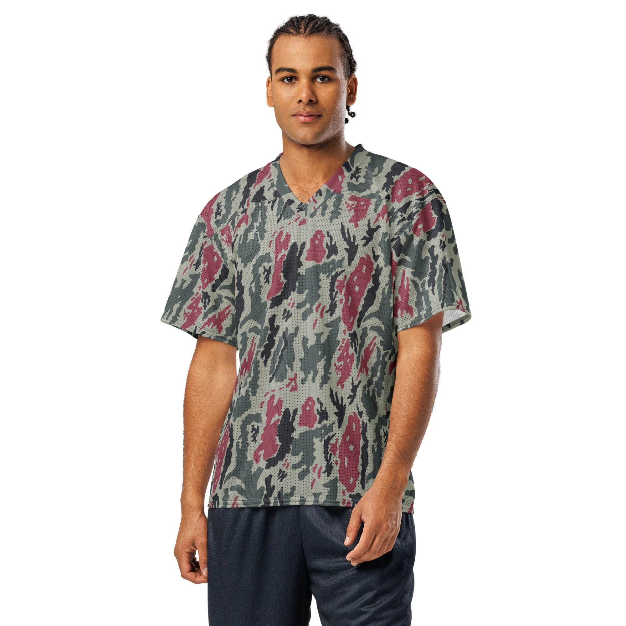 Iranian Island CAMO Unisex American Football Jersey - Image 4