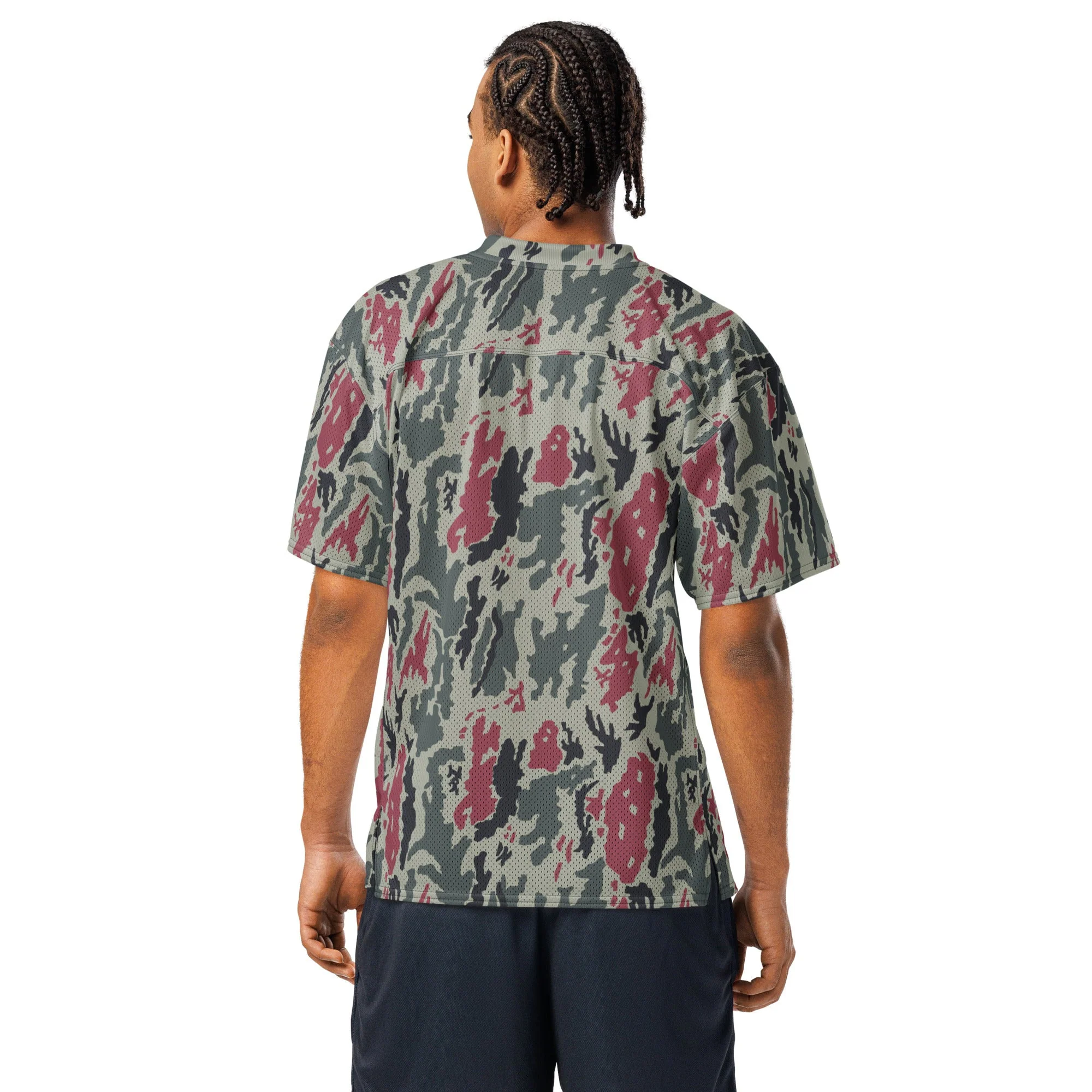 Iranian Island CAMO Unisex American Football Jersey - Image 5