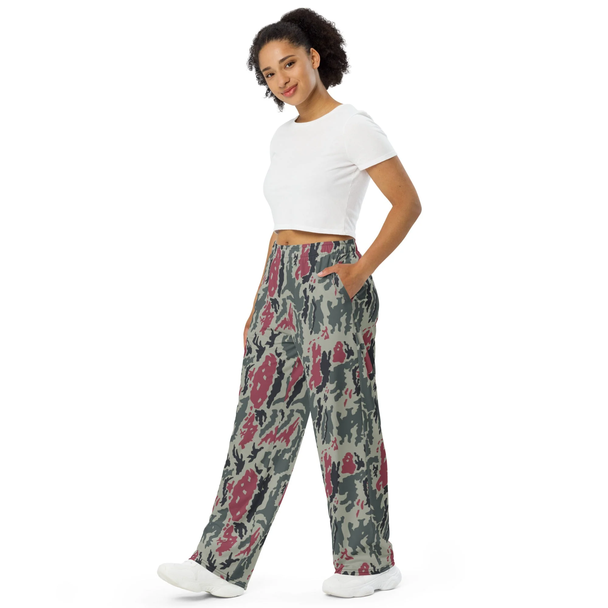 Iranian Island CAMO Unisex Wide-Leg Leisure Pants - Image 2