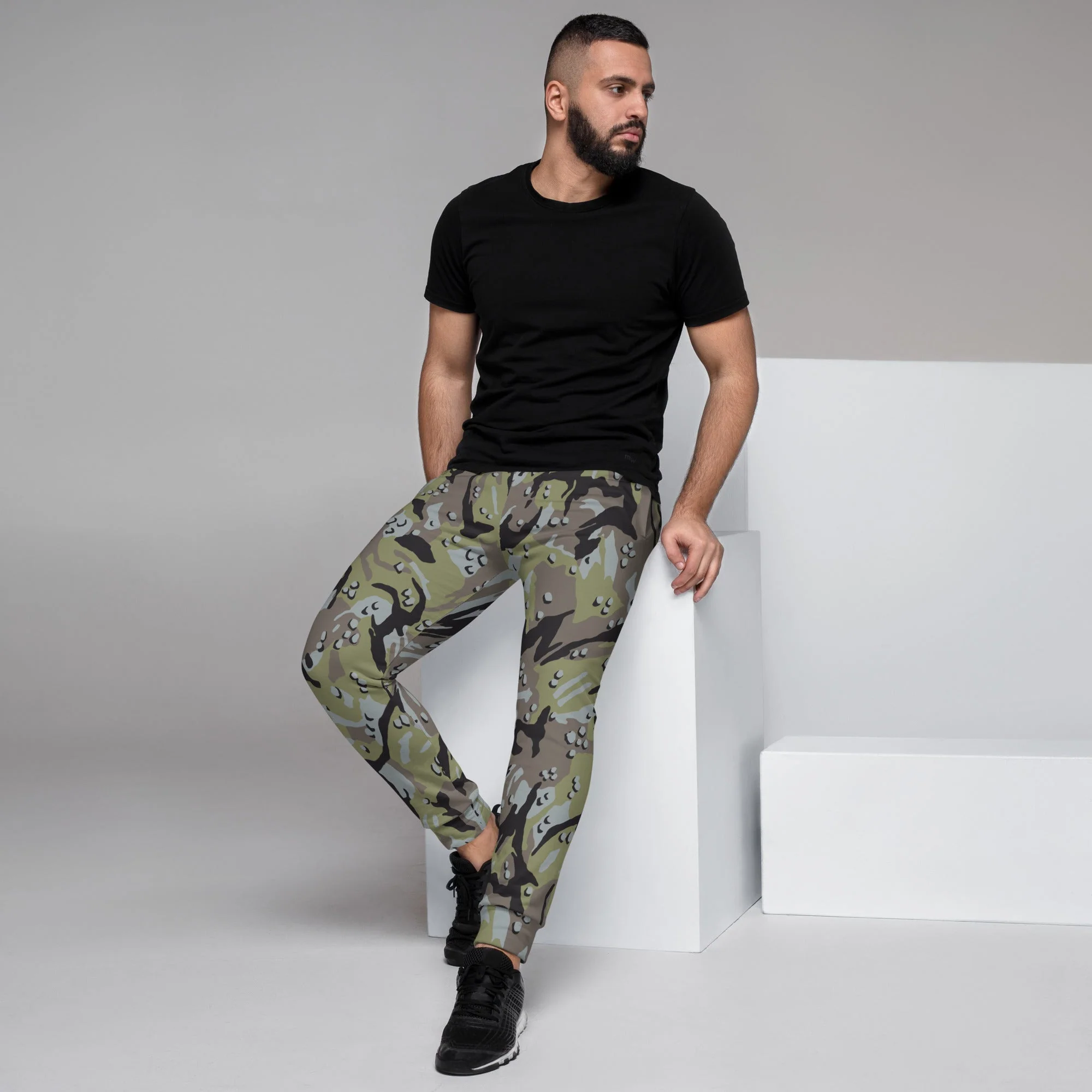 Iranian Chocolate Chip Naval Infantry CAMO Mens Joggers - Image 2