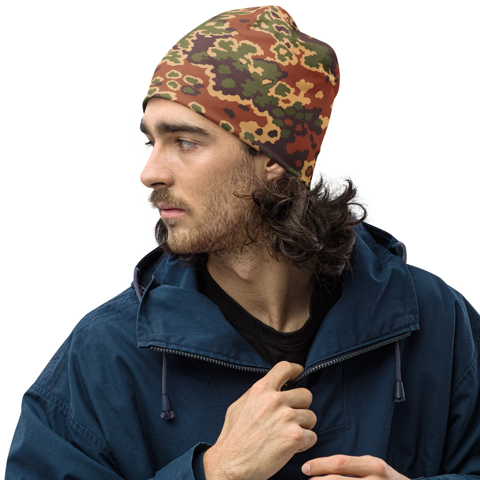 Iraqi Oak Leaf Eichenlaubmuster Arid CAMO Beanie