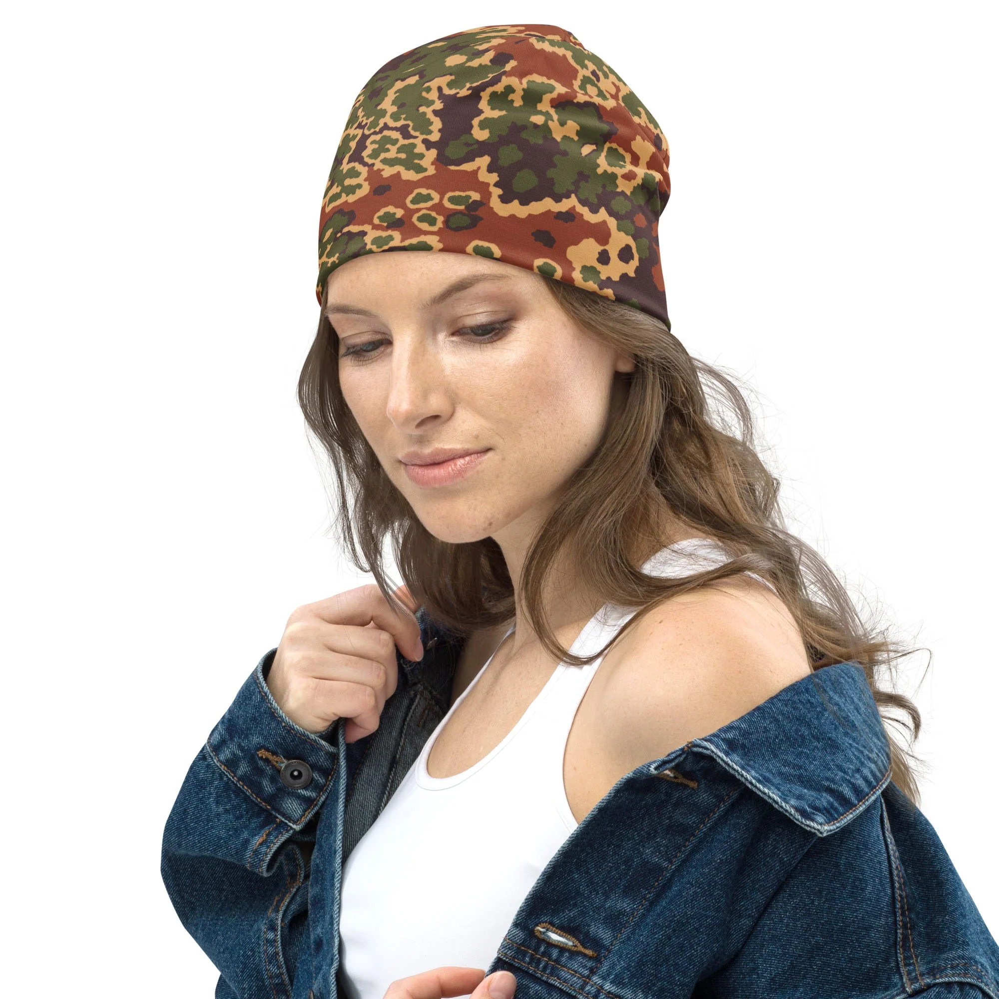 Iraqi Oak Leaf Eichenlaubmuster Arid CAMO Beanie - Image 2