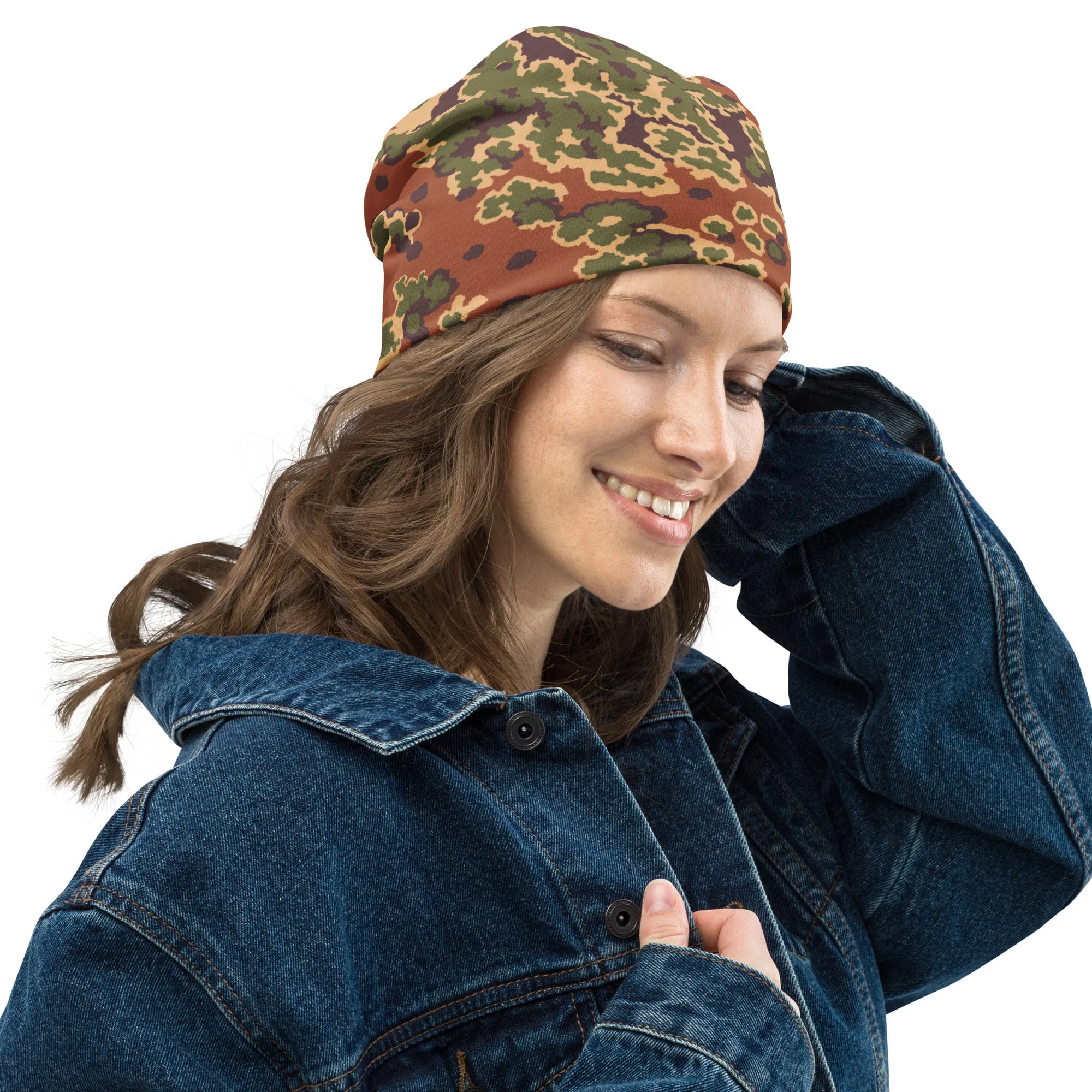 Iraqi Oak Leaf Eichenlaubmuster Arid CAMO Beanie - Image 3