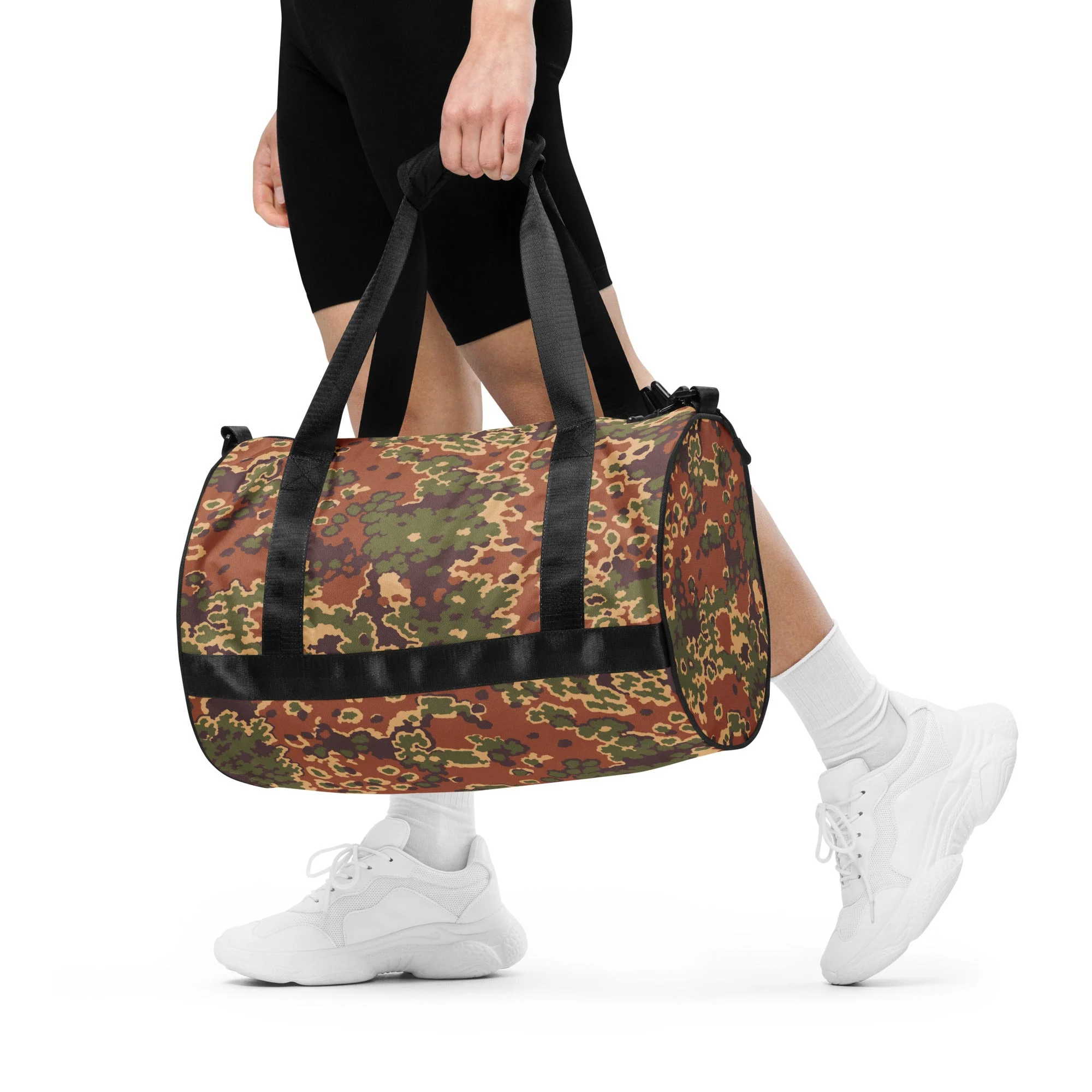 Iraqi Oak Leaf Eichenlaubmuster Arid CAMO Gym Bag - Image 4