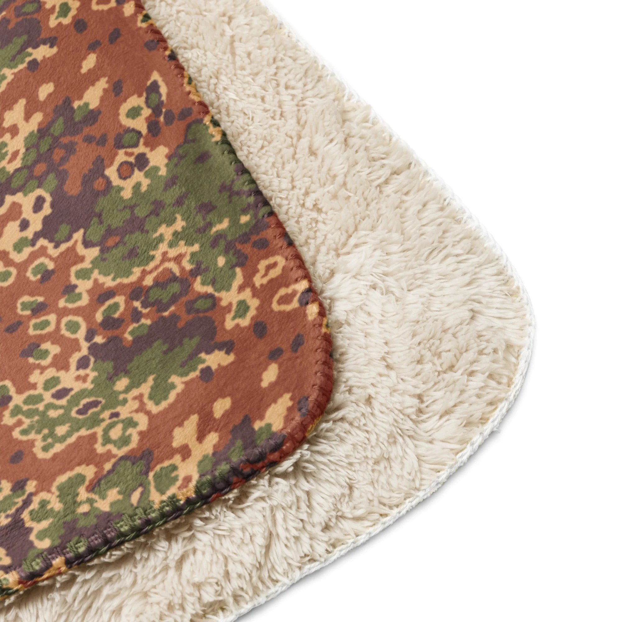 Iraqi Oak Leaf Eichenlaubmuster Arid CAMO Sherpa Blanket - Image 11