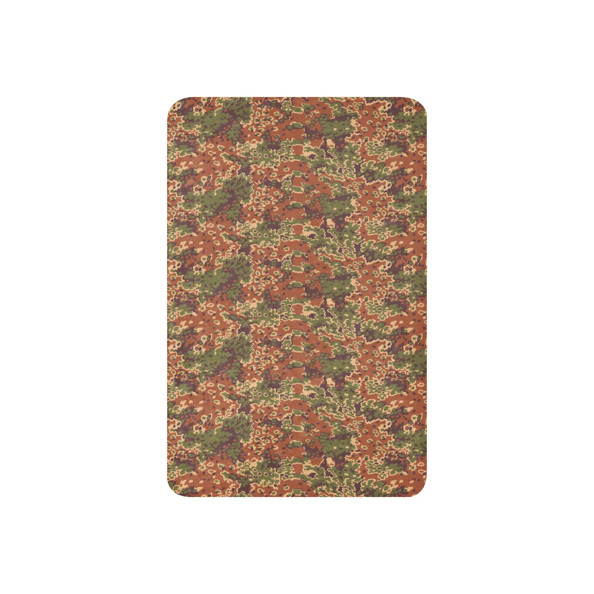 Iraqi Oak Leaf Eichenlaubmuster Arid CAMO Sherpa Blanket - Image 13