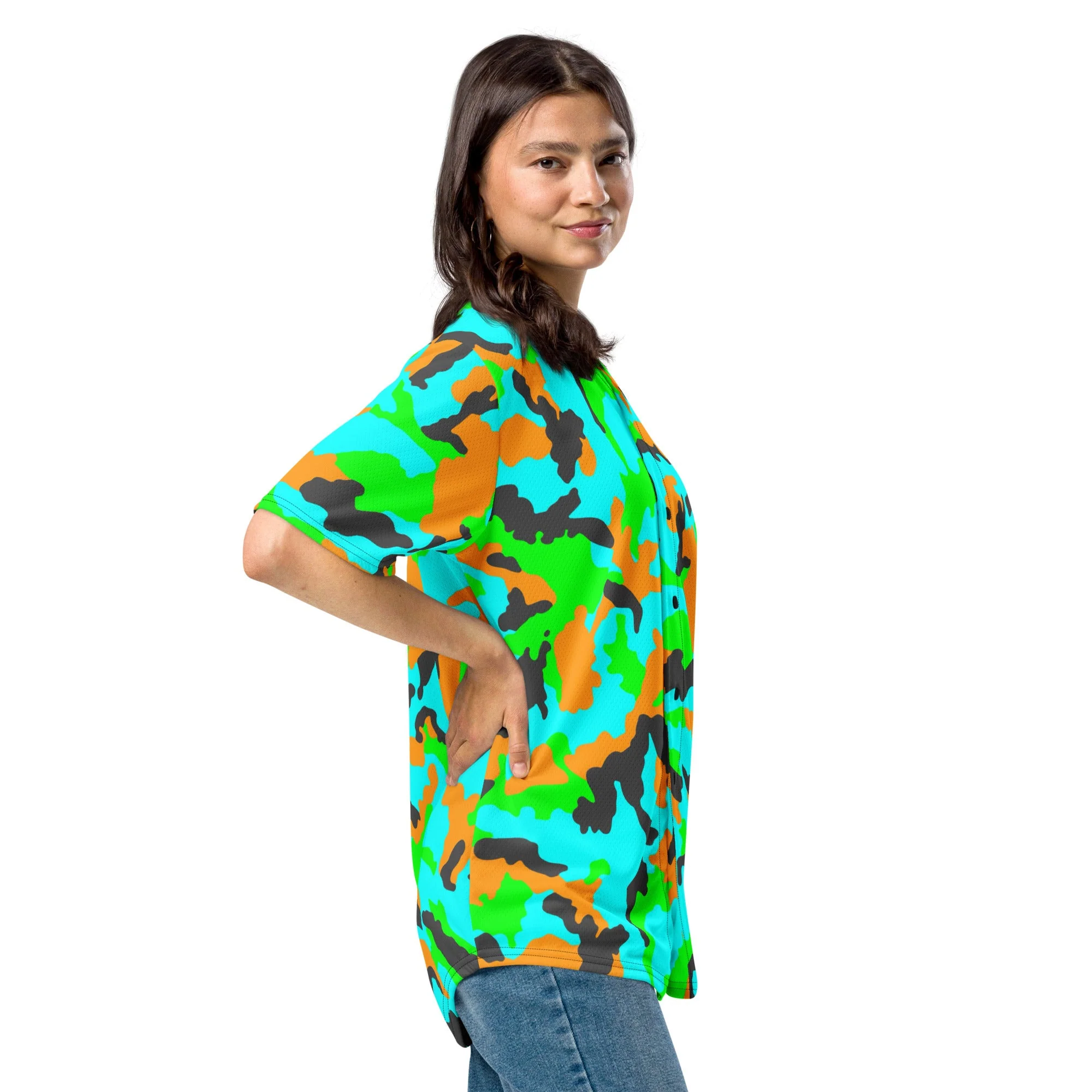 Irish DPM Intrepid CAMO Unisex Baseball Jersey - Image 2