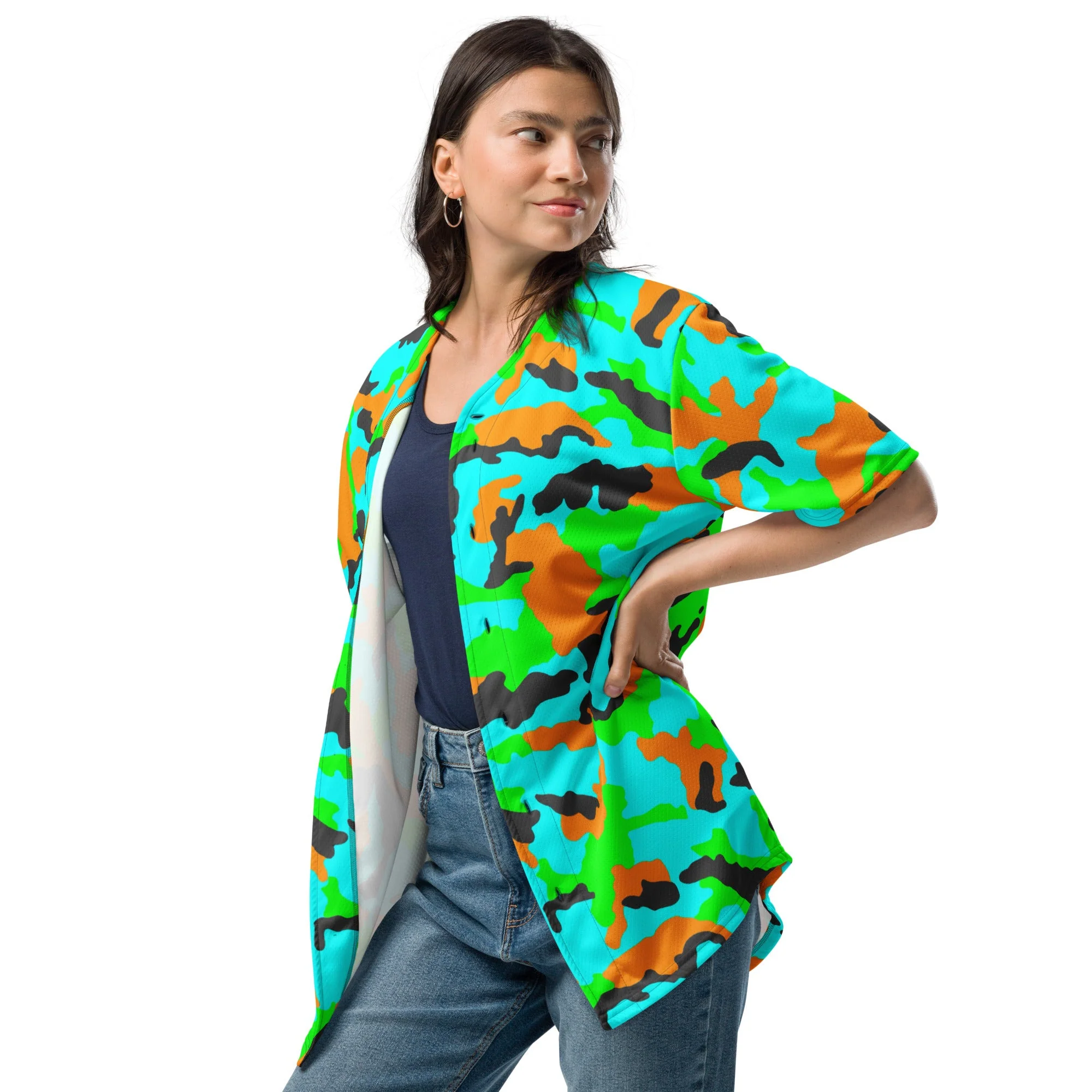 Irish DPM Intrepid CAMO Unisex Baseball Jersey - Image 3