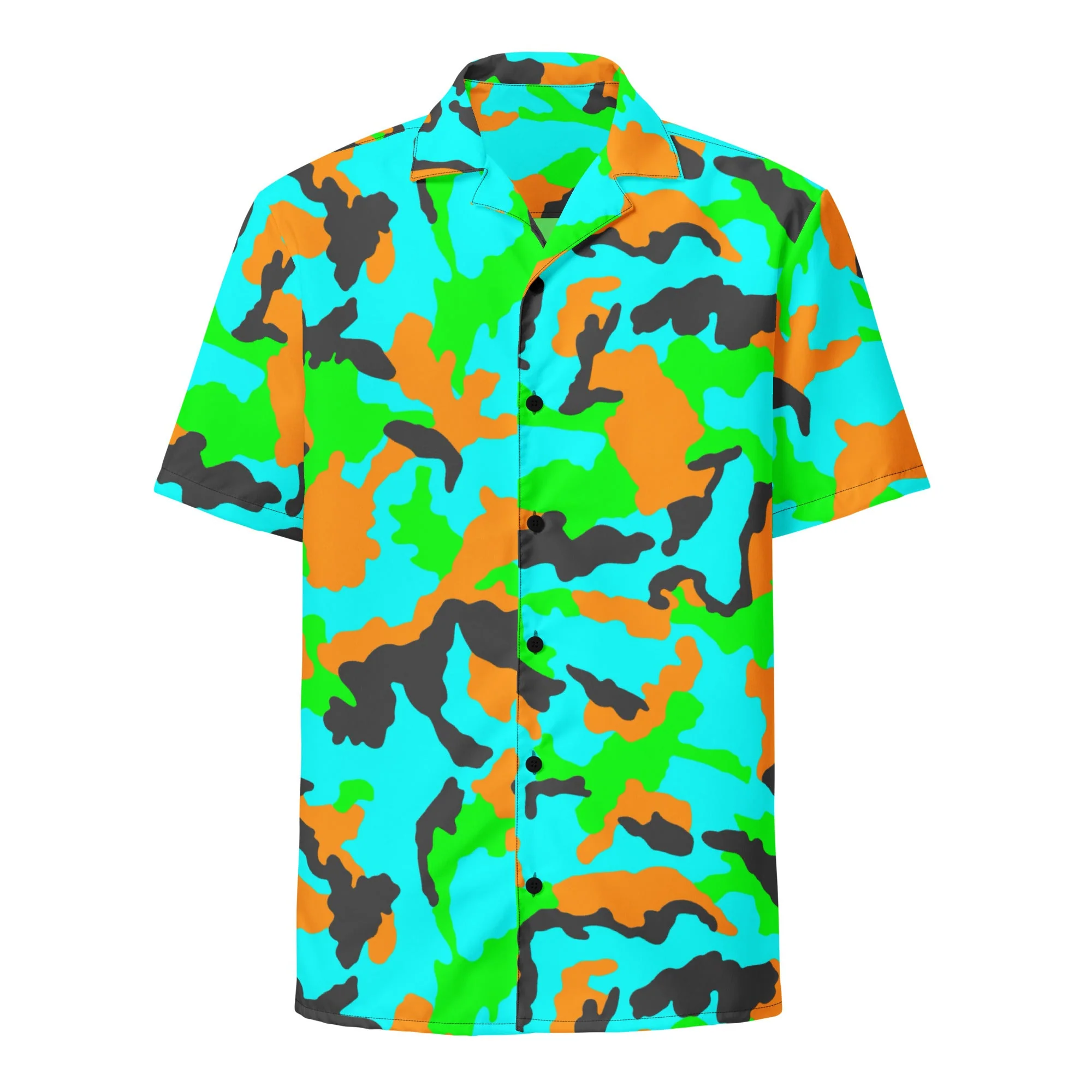 Irish DPM Intrepid CAMO Unisex Short-Sleeve Button Shirt - Image 12