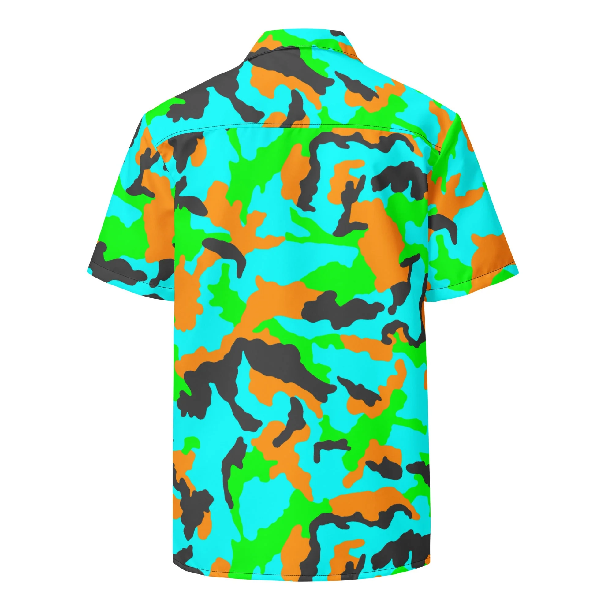 Irish DPM Intrepid CAMO Unisex Short-Sleeve Button Shirt - Image 9