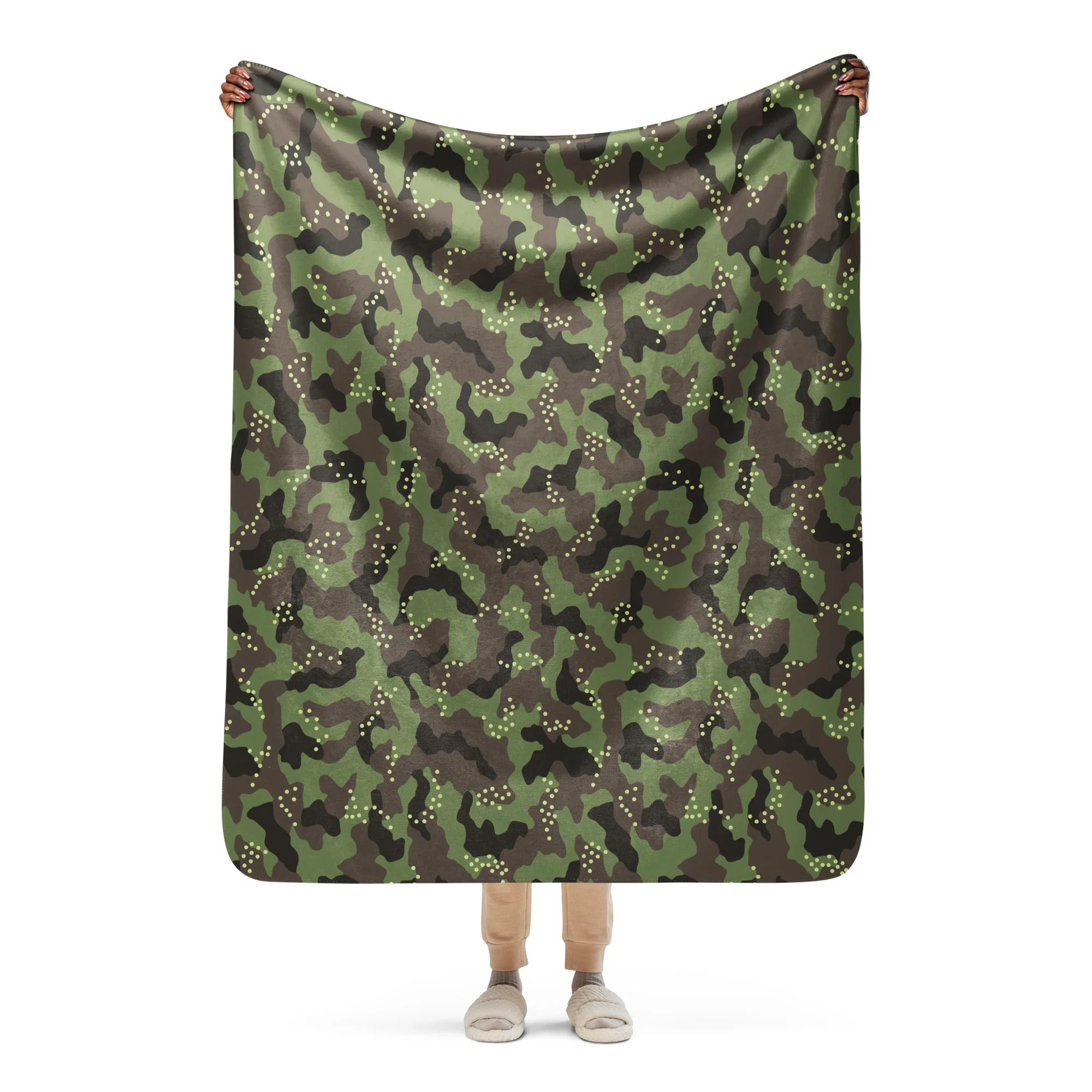 Israeli IDF Mitznefet CAMO Sherpa Blanket - Image 14