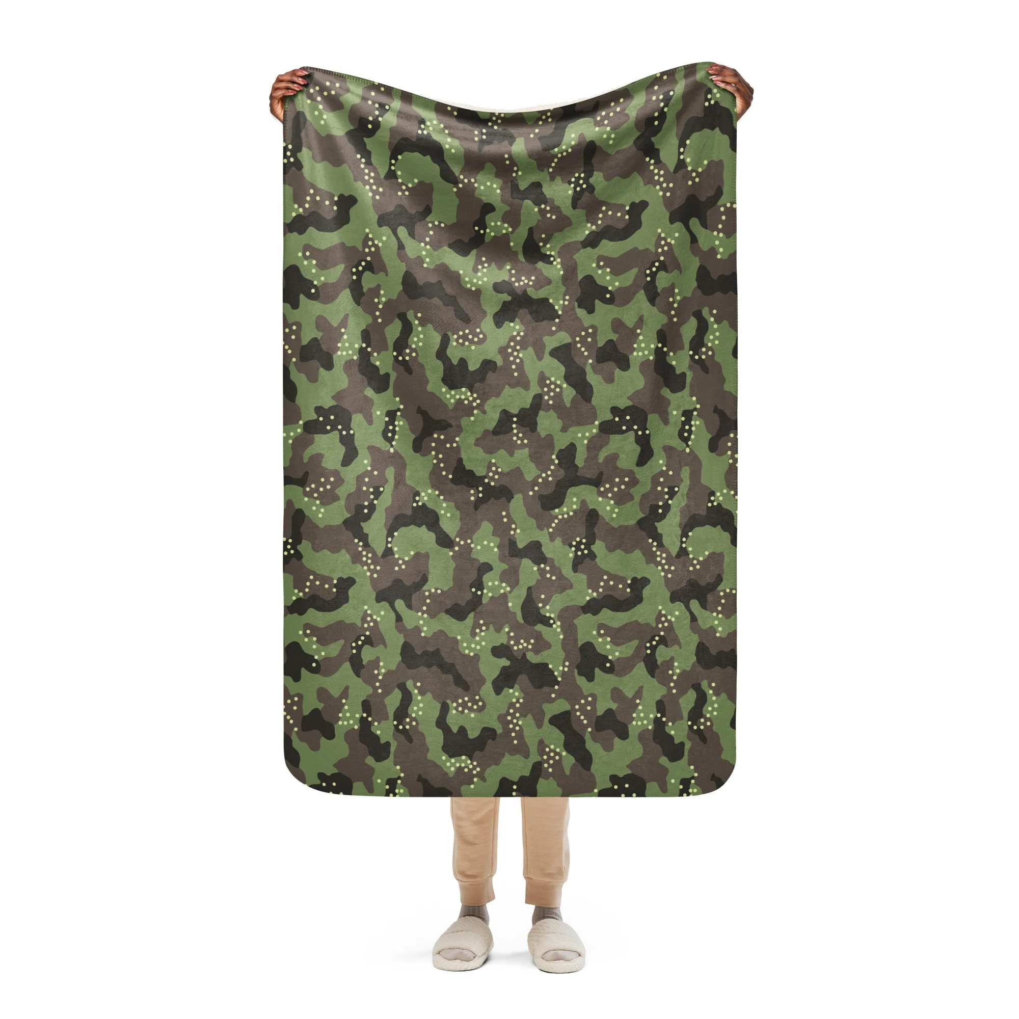 Israeli IDF Mitznefet CAMO Sherpa Blanket - Image 15