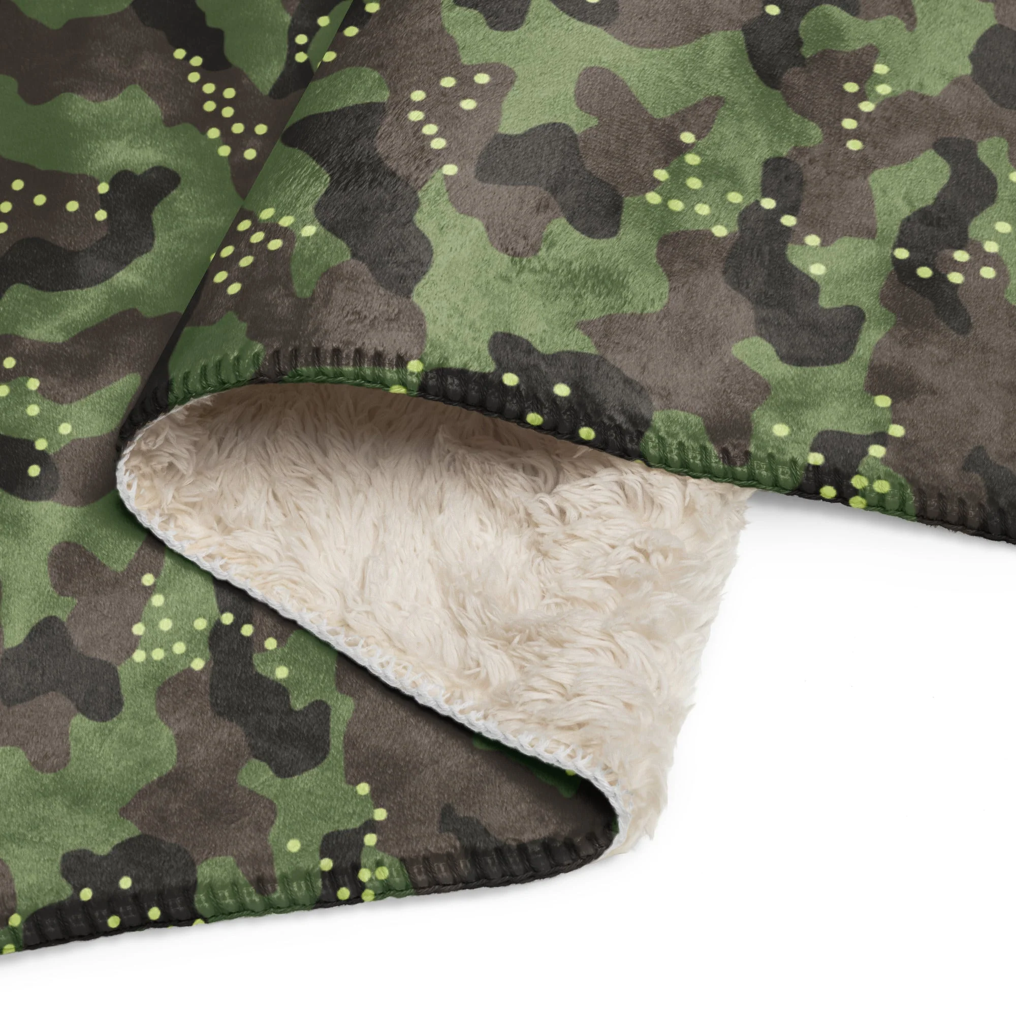 Israeli IDF Mitznefet CAMO Sherpa Blanket - Image 2