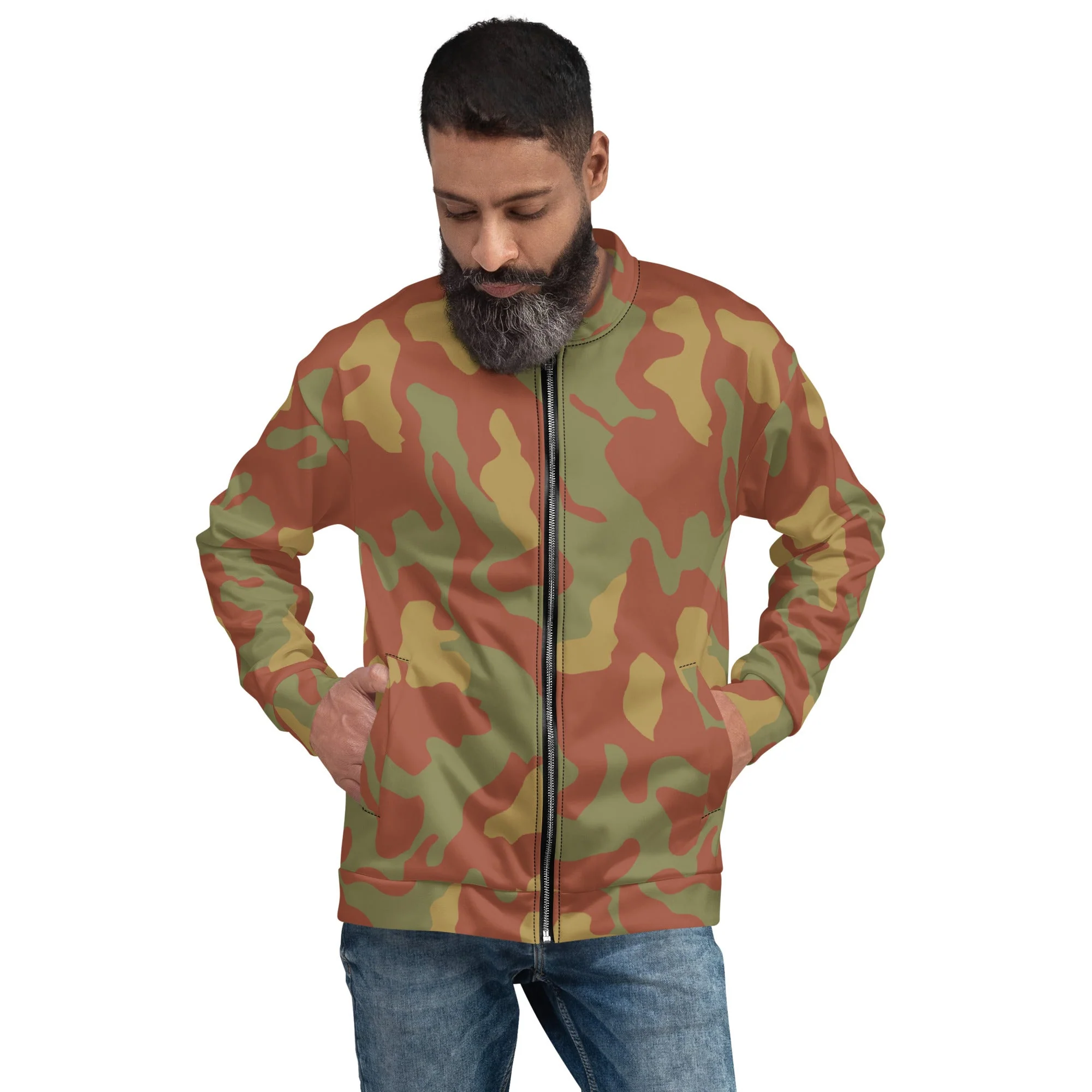 Italian Telo Mimetico Desert CAMO Unisex Bomber Jacket