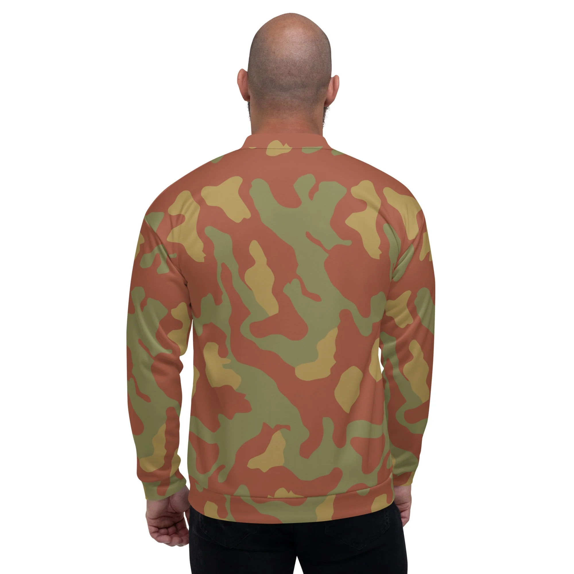 Italian Telo Mimetico Desert CAMO Unisex Bomber Jacket - Image 7