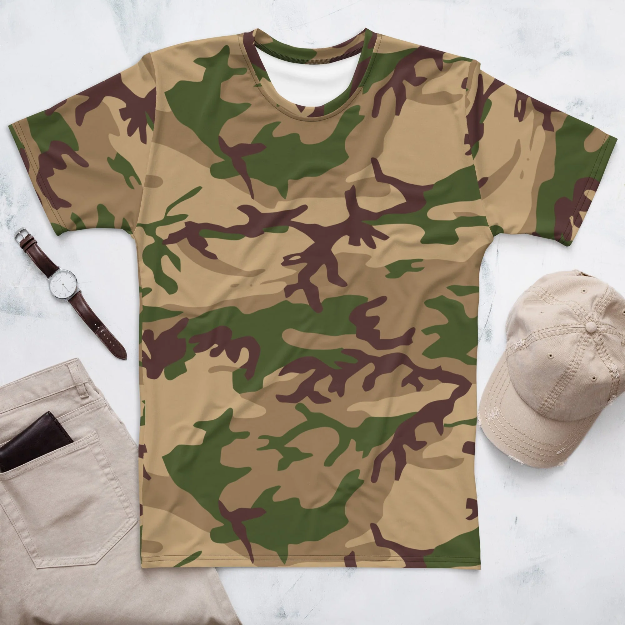 Italian Mimetico Deserto CAMO Mens T-Shirt