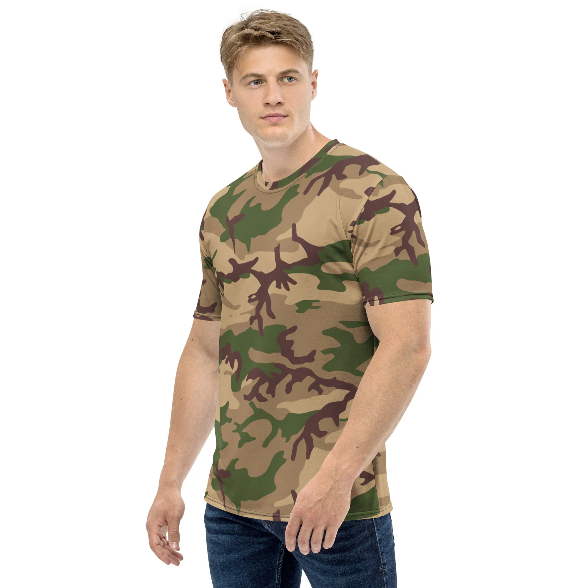 Italian Mimetico Deserto CAMO Mens T-Shirt - Image 2
